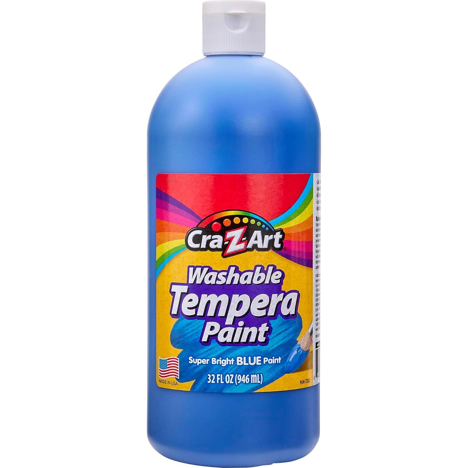 Pintura Tempera Lavable Cra-Z-Art 6 Colores 192oz Total