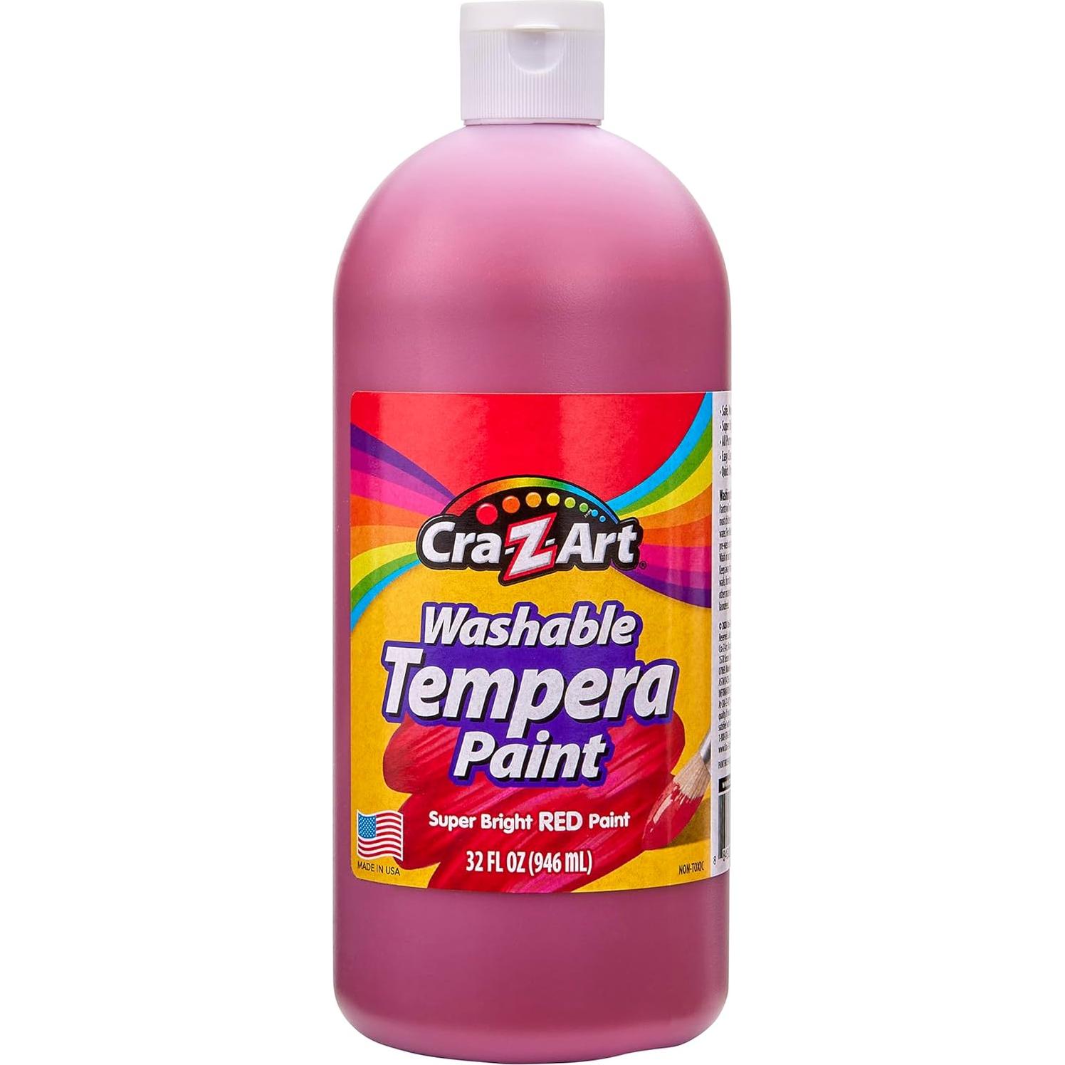 Pintura Tempera Lavable Cra-Z-Art 6 Colores 192oz Total