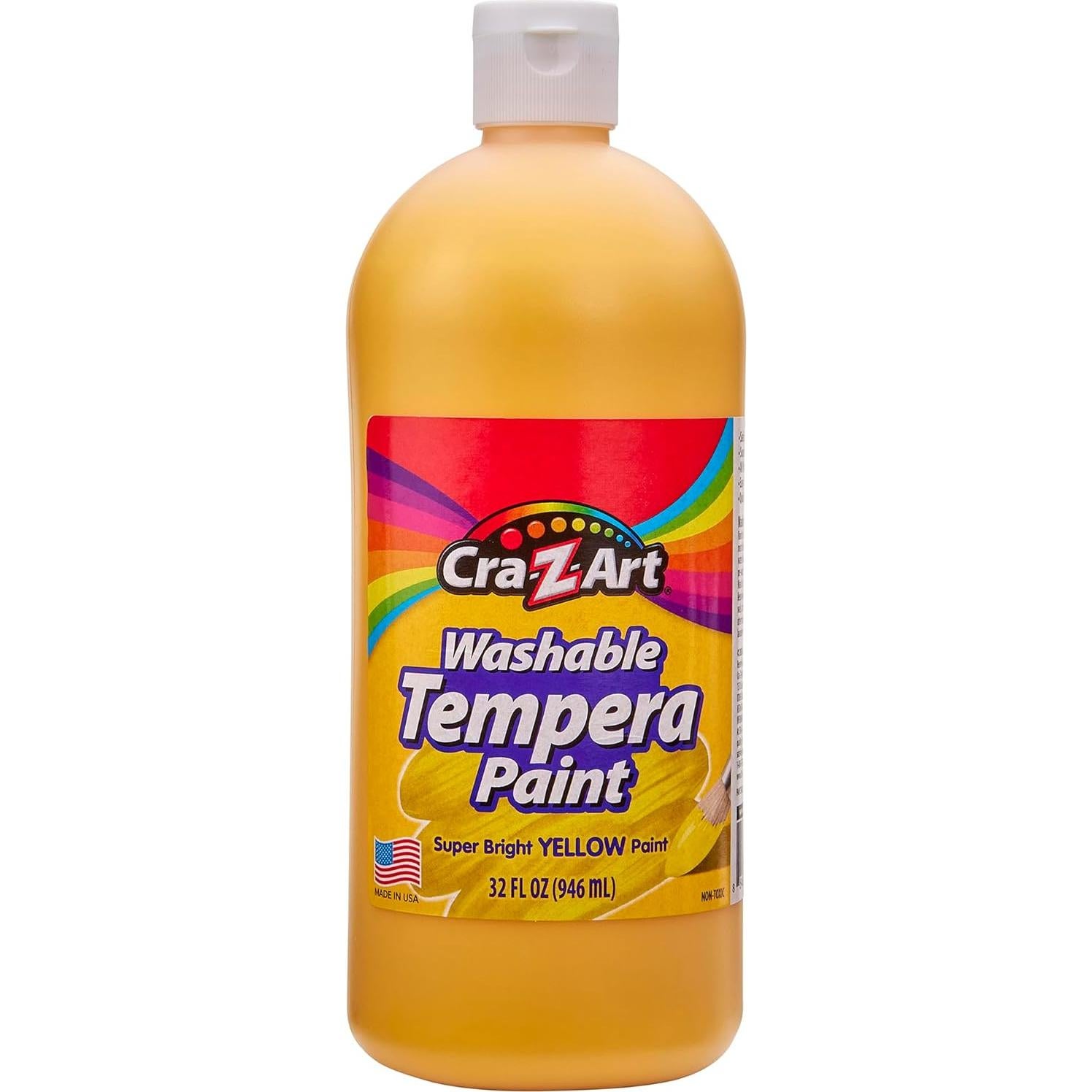 Pintura Tempera Lavable Cra-Z-Art 6 Colores 192oz Total