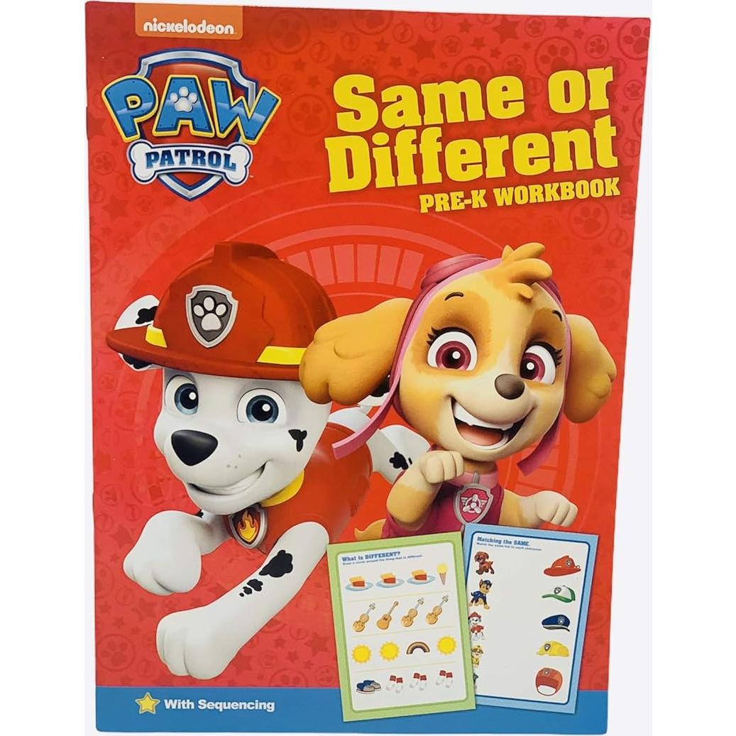 Conjunto de Libros de Aprendizaje Pre-K Paw Patrol Dreamtivity