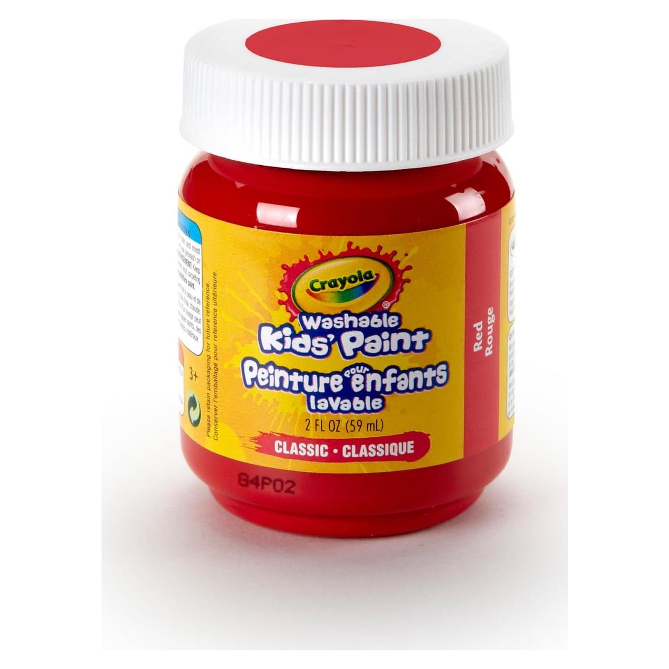 Pintura Lavable para Niños Crayola 60 ml Roja