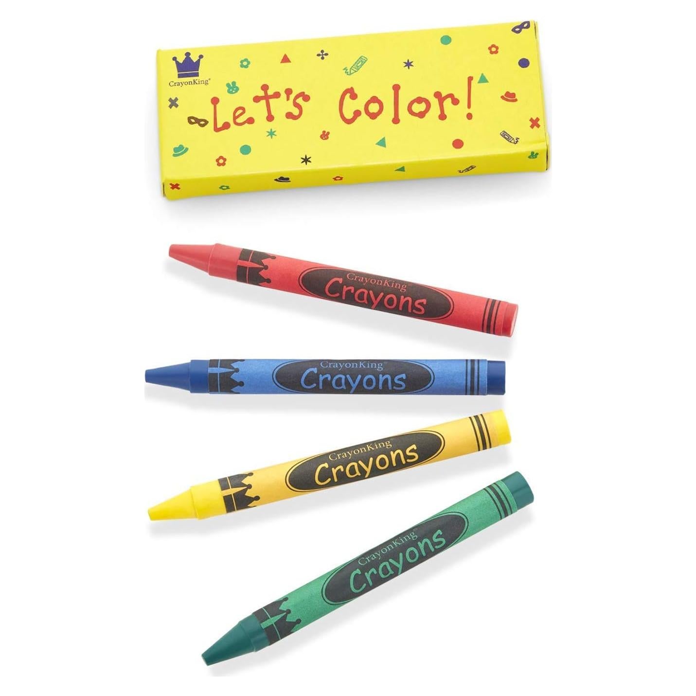 Crayones CrayonKing 600 Unidades No Tóxicos para Niños