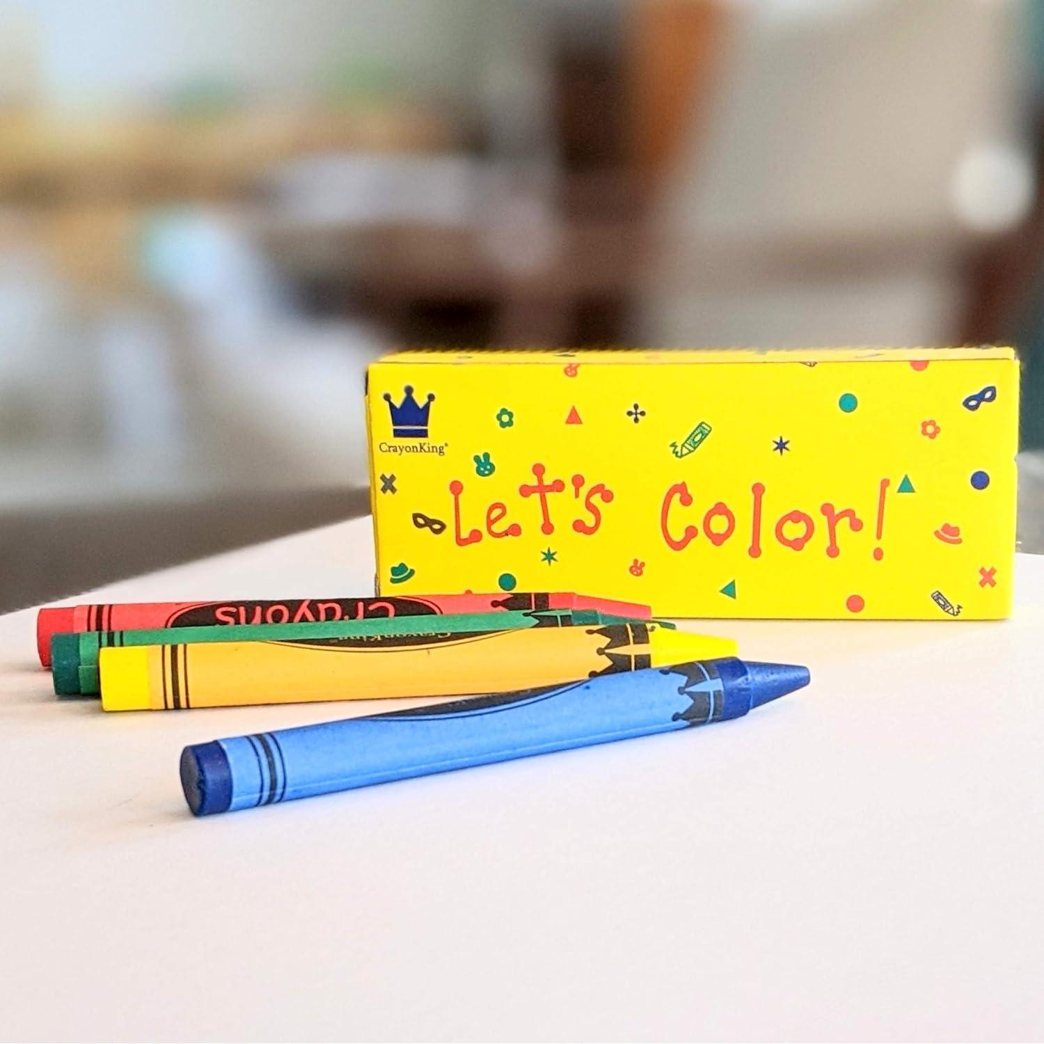 Crayones CrayonKing 600 Unidades No Tóxicos para Niños