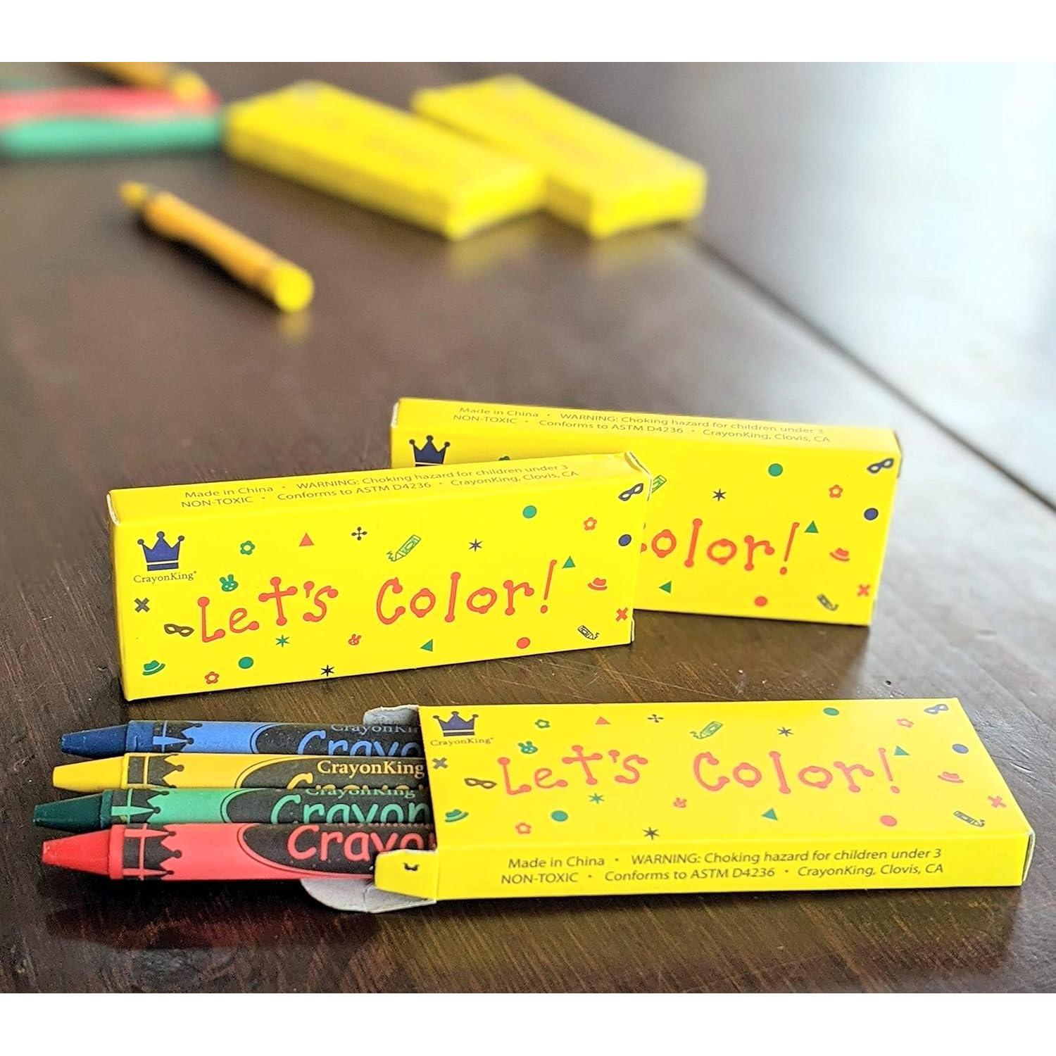 Crayones CrayonKing 600 Unidades No Tóxicos para Niños