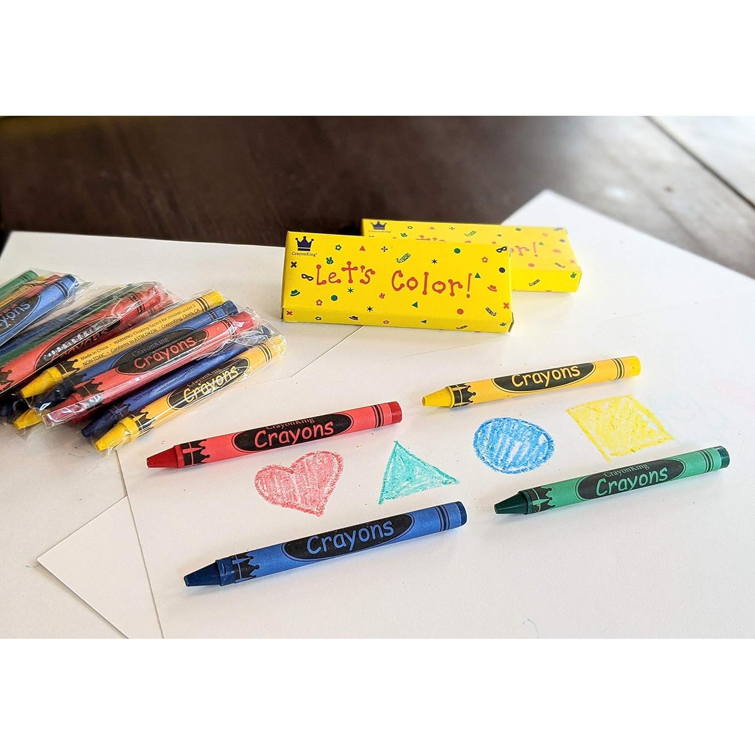 Crayones CrayonKing 600 Unidades No Tóxicos para Niños
