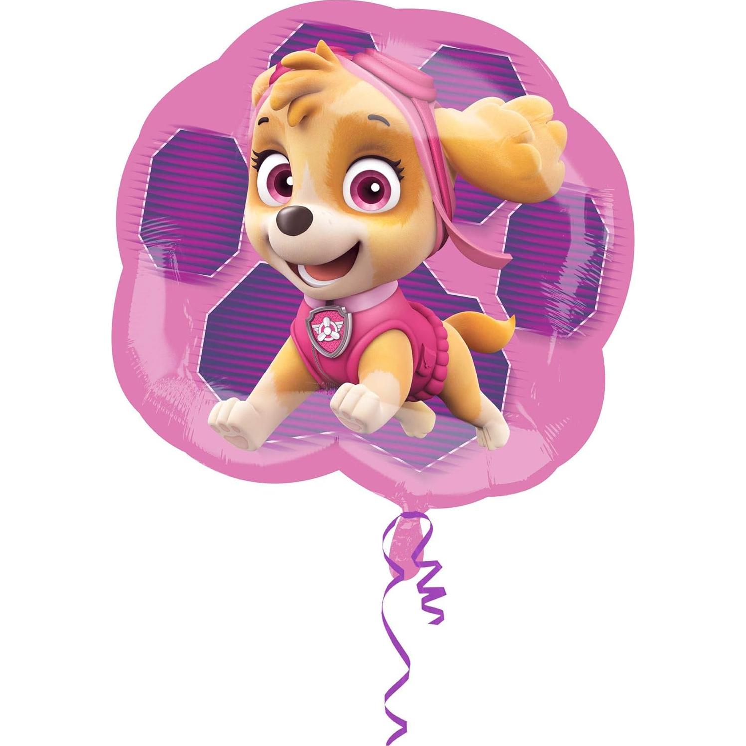 Globo Rosa Patrulla Canina Amscan 63.5 cm