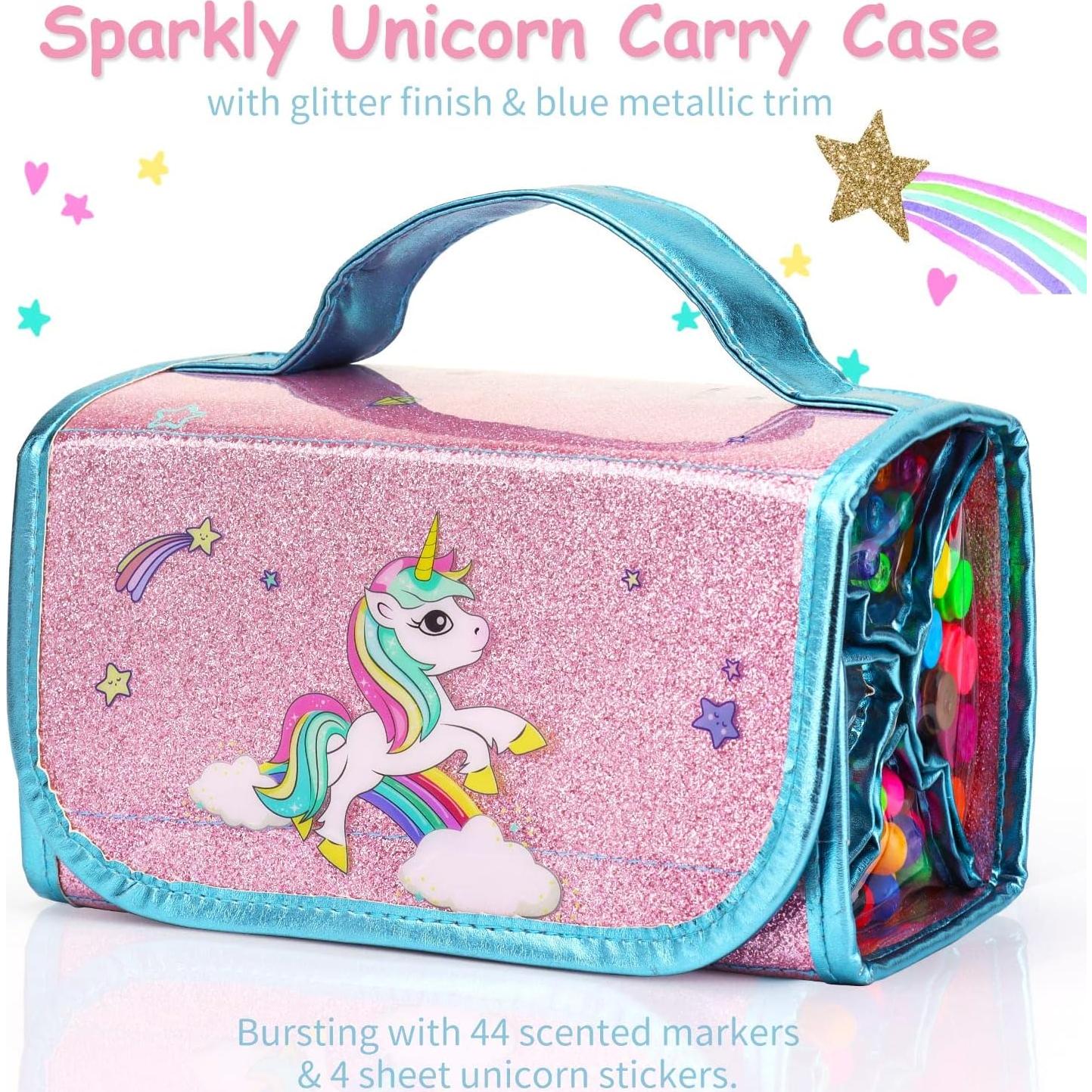 Juego de Marcadores Aromatizados REDUCTUS Unicornio 48 Piezas