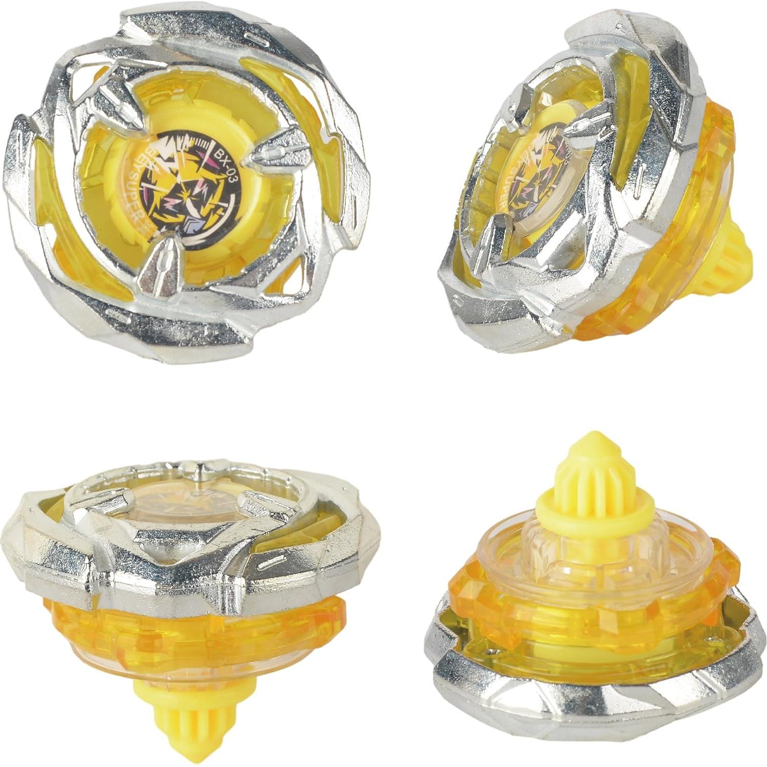 Conjunto de Batalla Bey ASVEXKW 8 Peonzas y Lanzadores