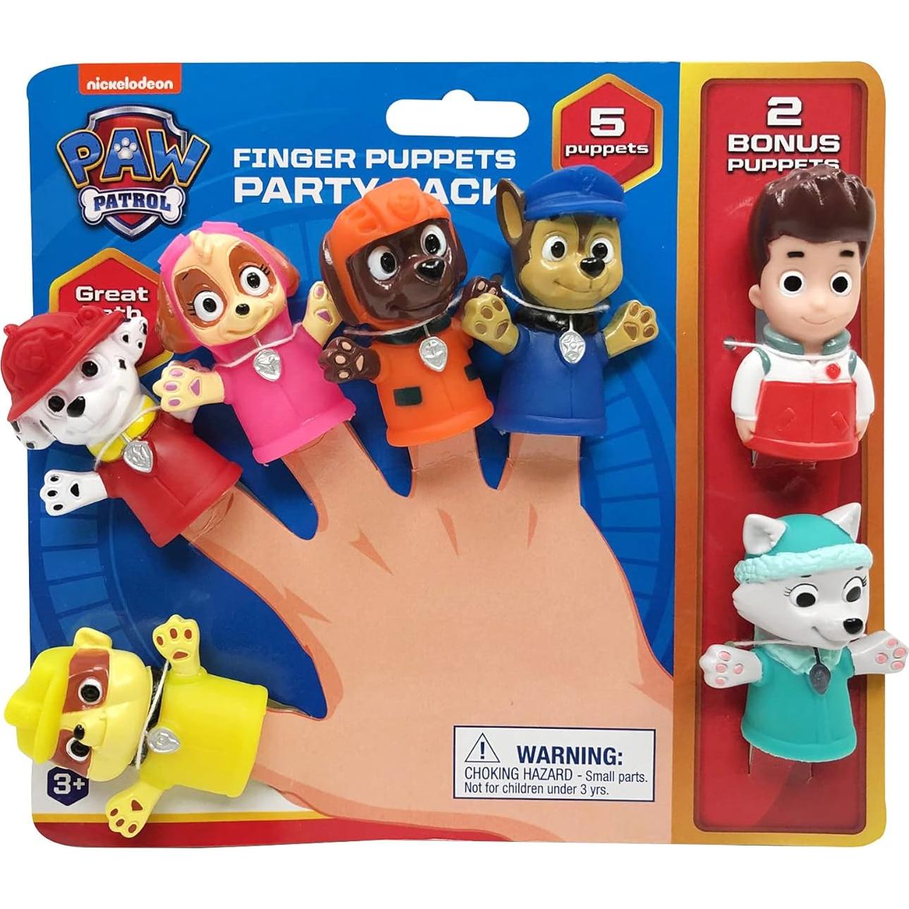 Títeres de dedo Paw Patrol Ginsey - 7 personajes educativos