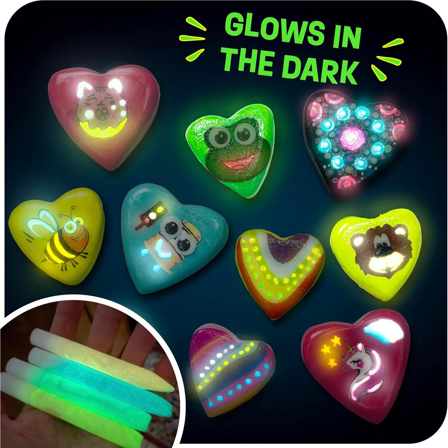 Kit de Pintura de Rocas en Forma de Corazón LA HORMIGA ERUDITA