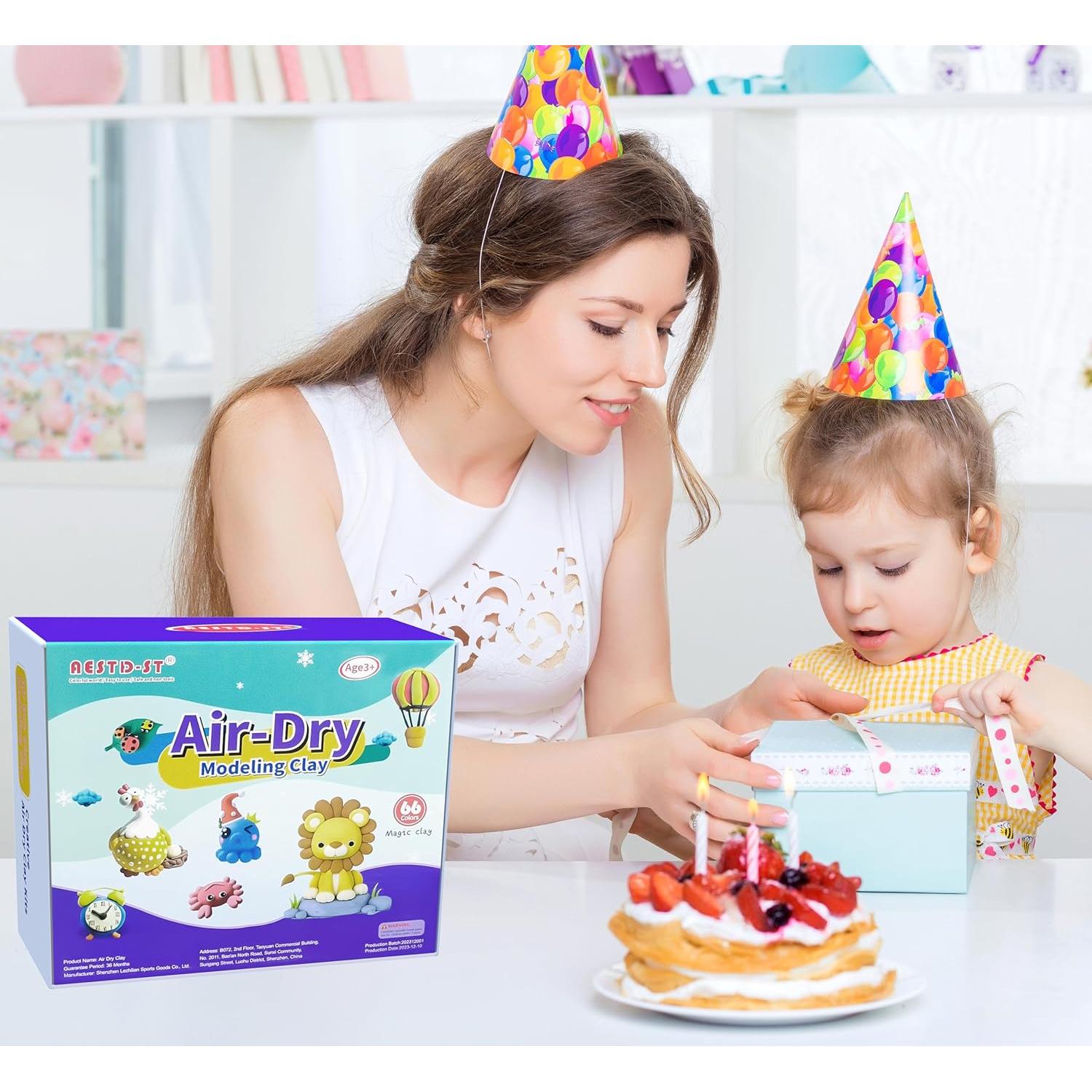 Arcilla Secada al Aire Aestd-ST 56 Colores 0.84 kg Kit Creativo