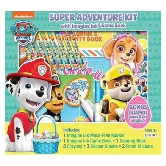 Set de Actividades PAW Patrol Bendon 48 Páginas + 12 Páginas Imagine Ink