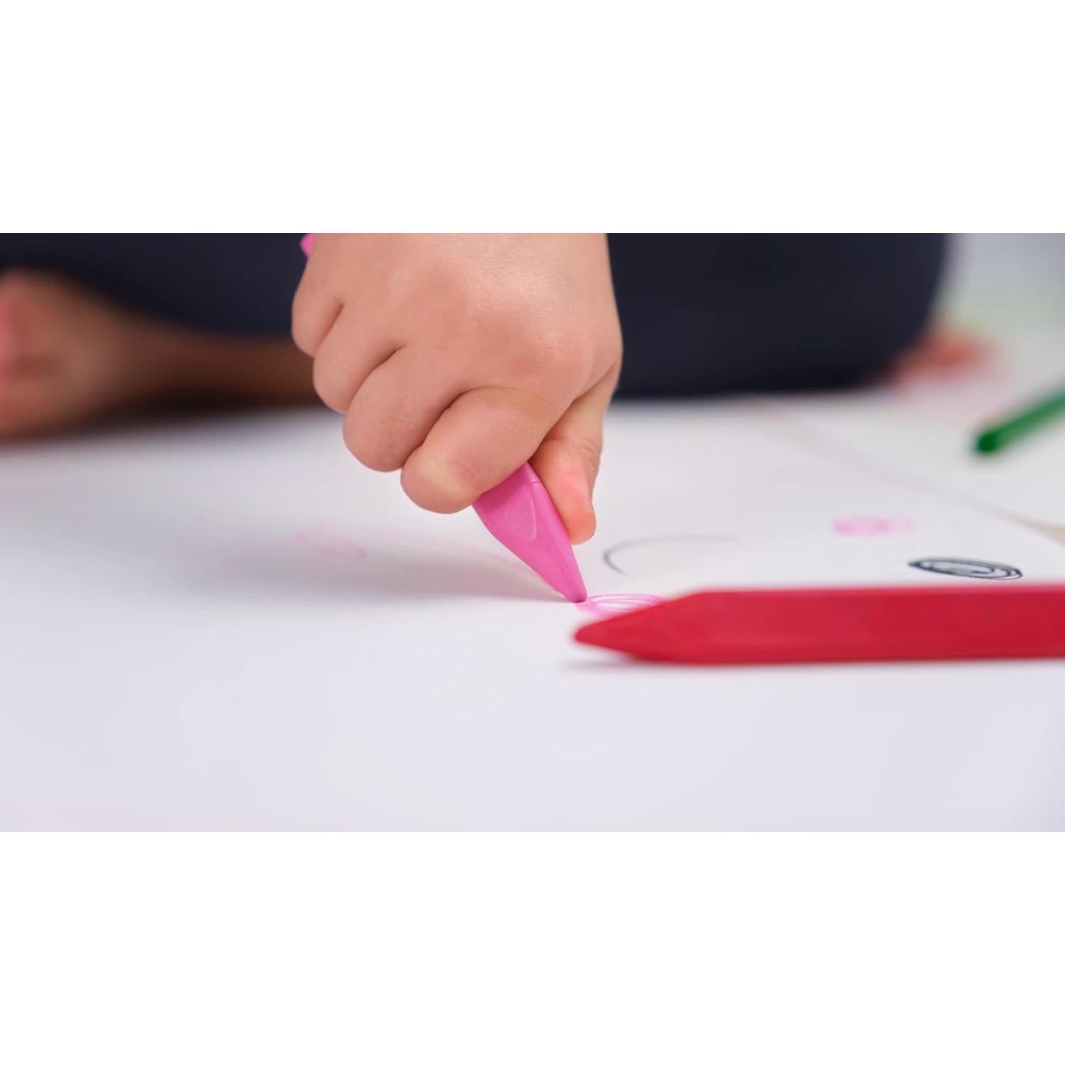 Crayones Triangulares Jovi Triwax Jumbo 72 Piezas con Sacapuntas