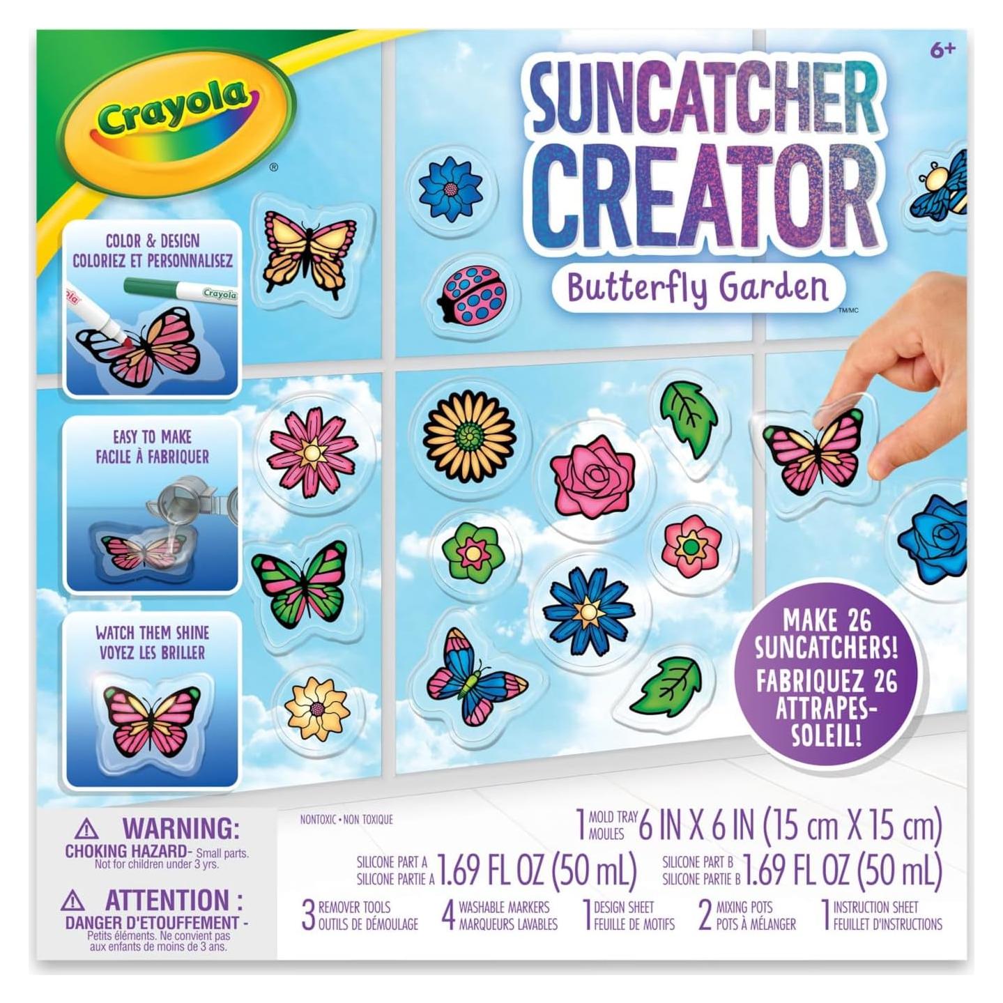 Kit de Manualidades Crayola Suncatcher 25 Diseños para Niños
