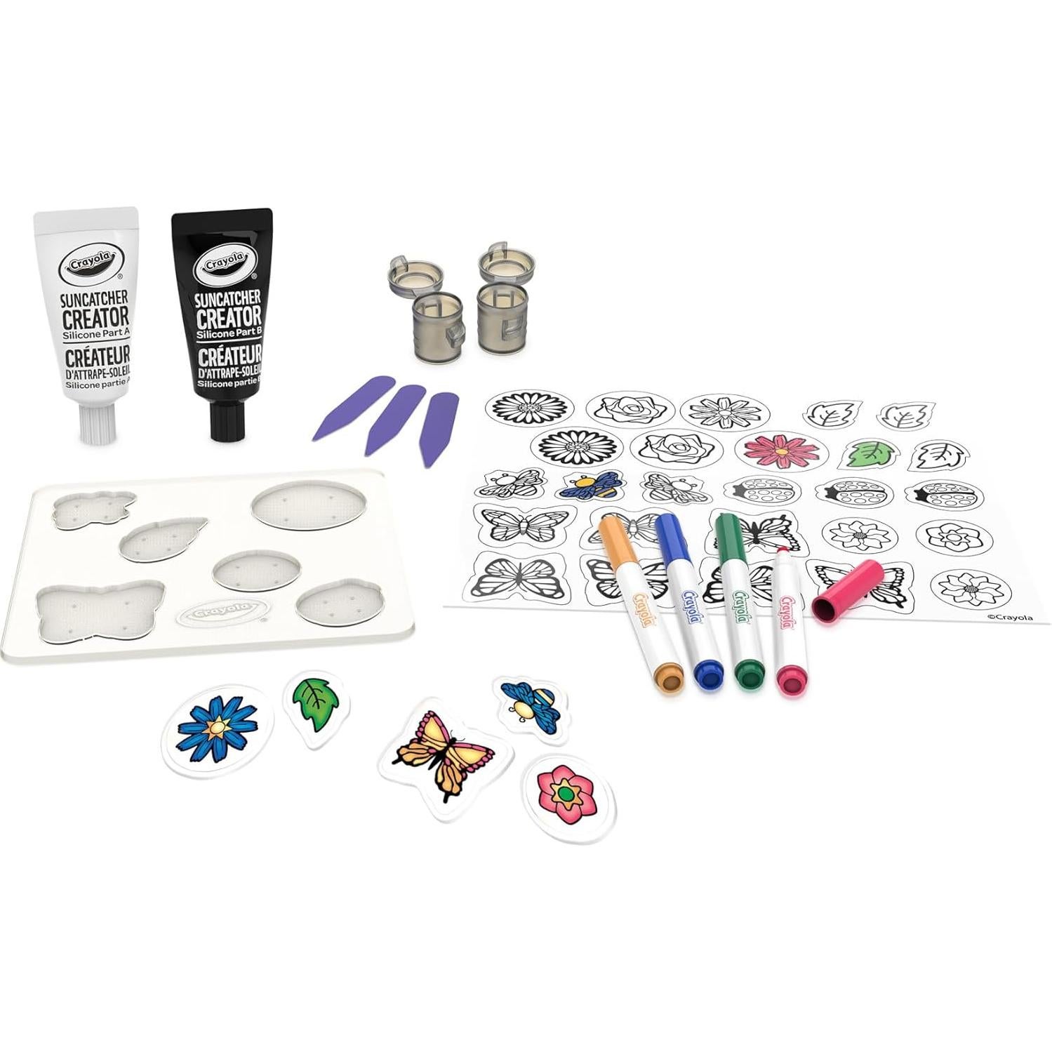 Kit de Manualidades Crayola Suncatcher 25 Diseños para Niños