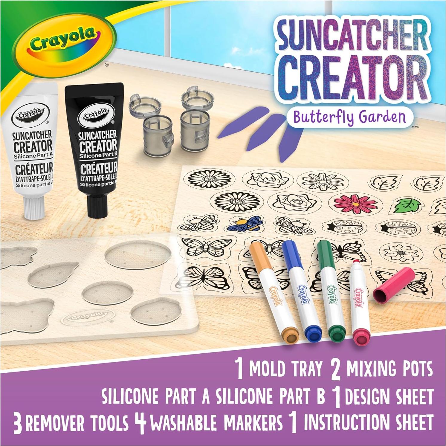 Kit de Manualidades Crayola Suncatcher 25 Diseños para Niños