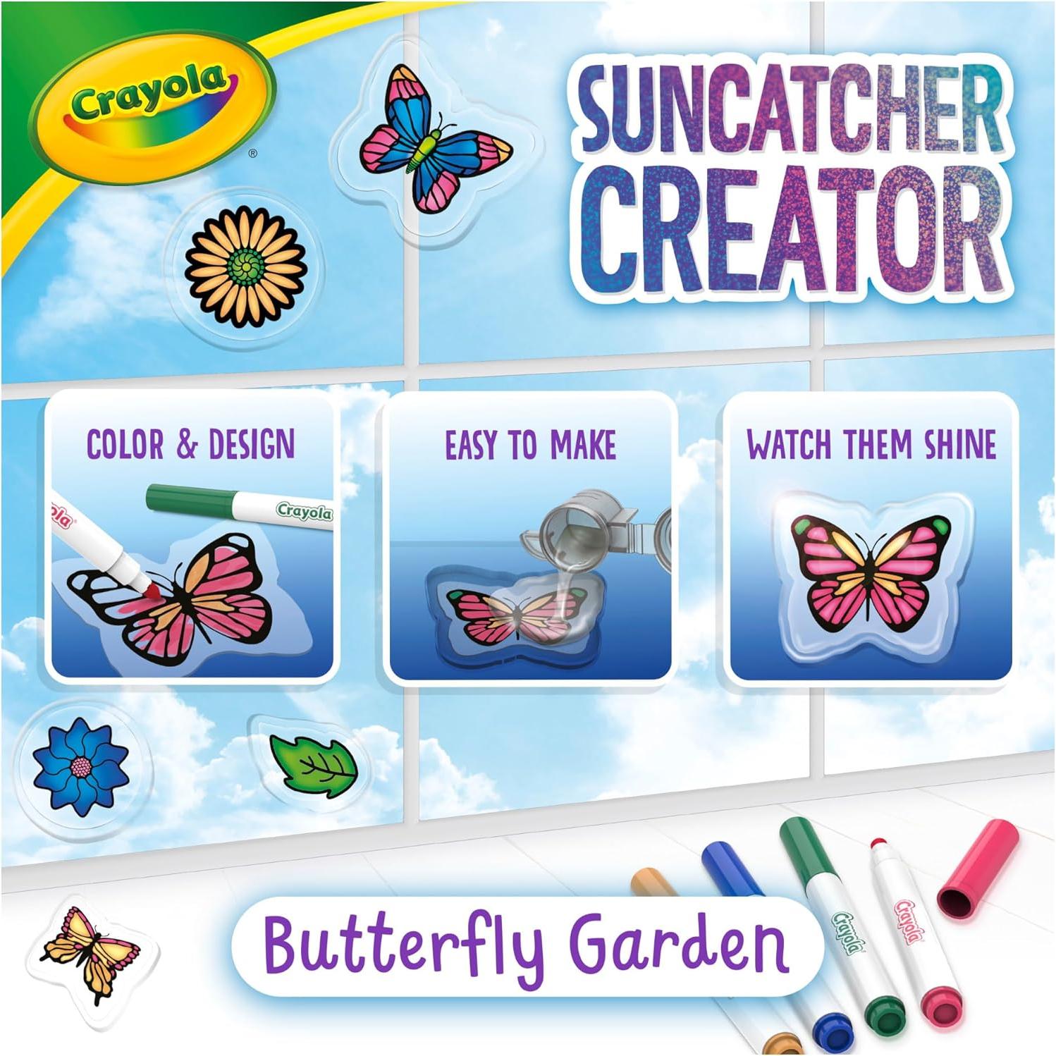 Kit de Manualidades Crayola Suncatcher 25 Diseños para Niños