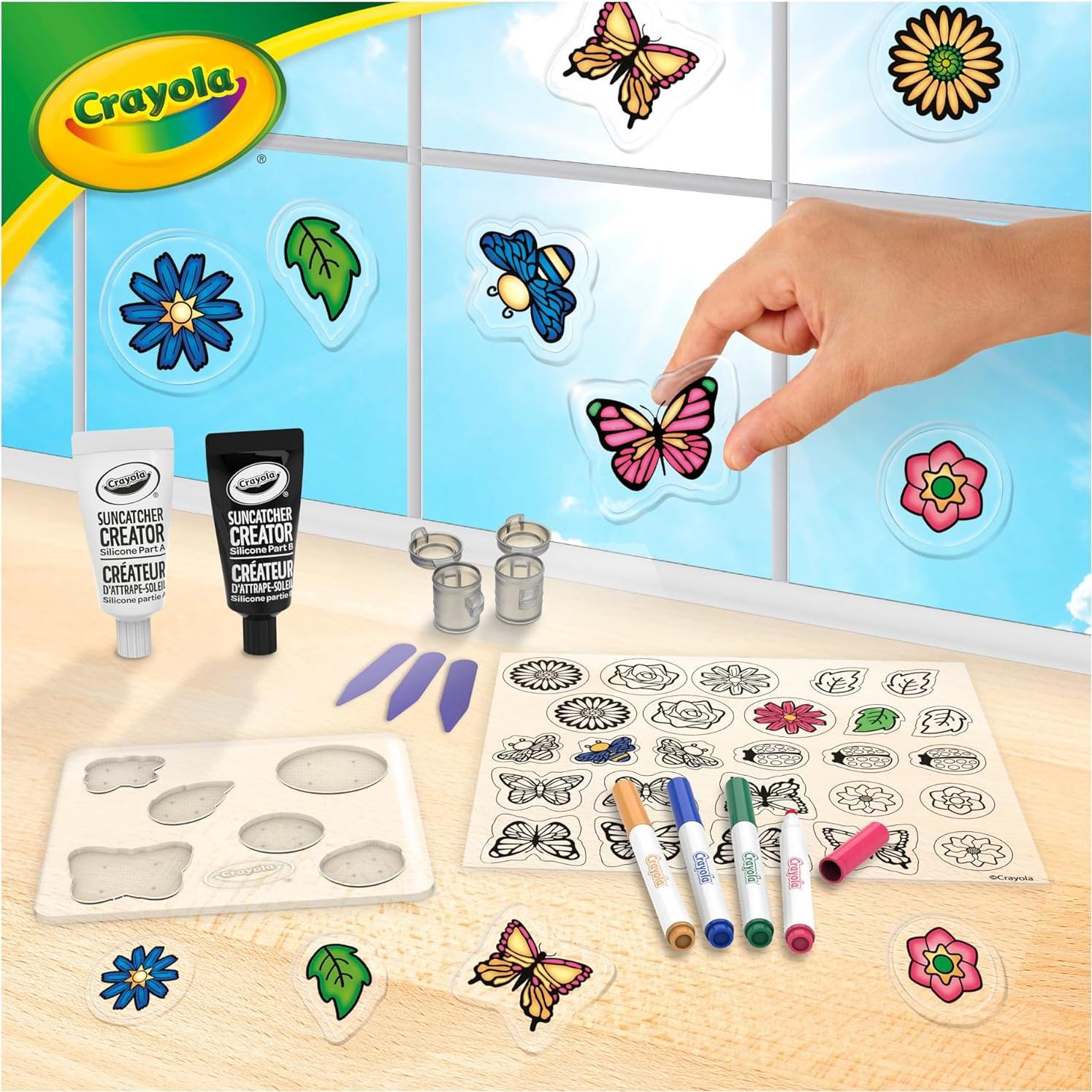 Kit de Manualidades Crayola Suncatcher 25 Diseños para Niños
