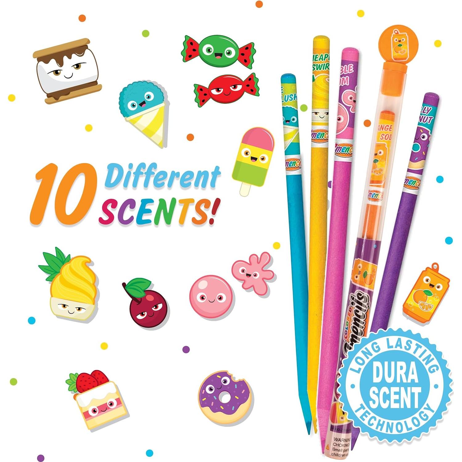 Smencils de Color Scentco - Lápices Aromatizados 10 Piezas