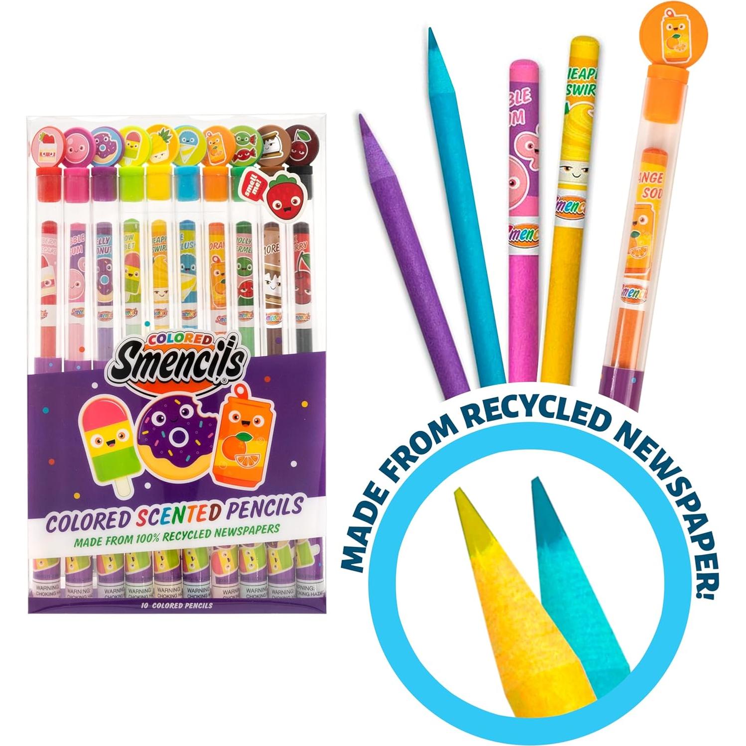 Smencils de Color Scentco - Lápices Aromatizados 10 Piezas