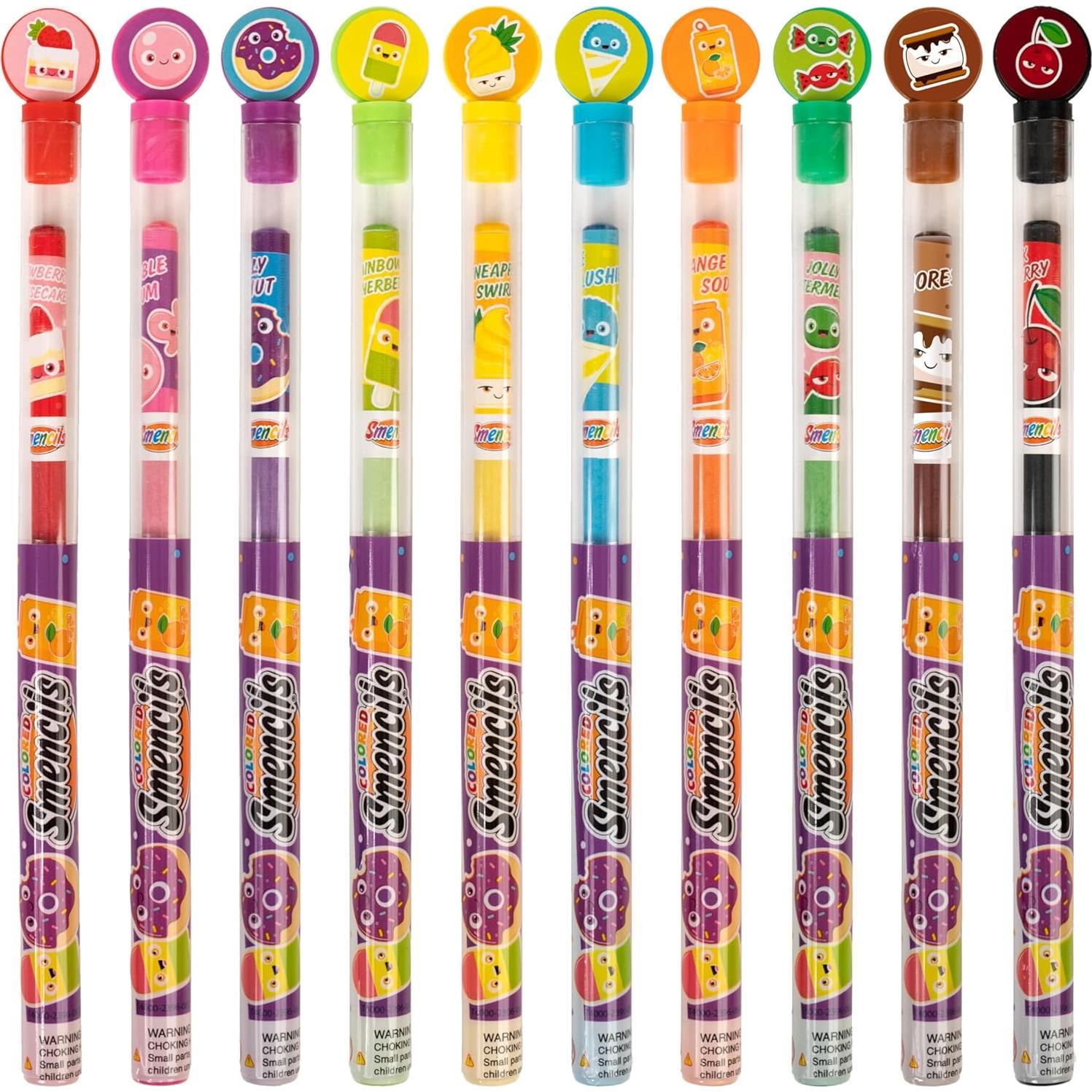 Smencils de Color Scentco - Lápices Aromatizados 10 Piezas