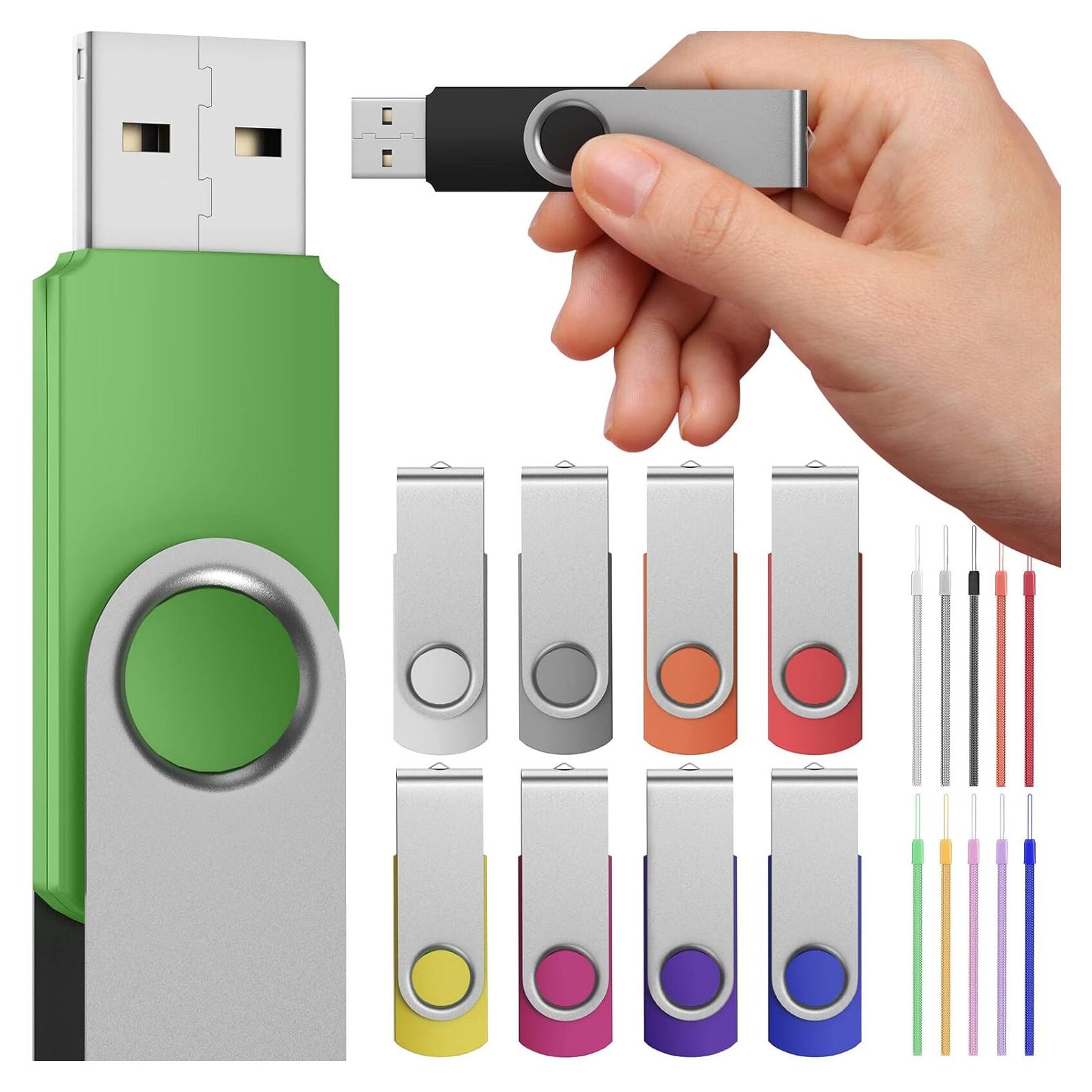 Unidad Flash FEBNISCTE 8GB USB 3.0 Multicolor Paquete 10