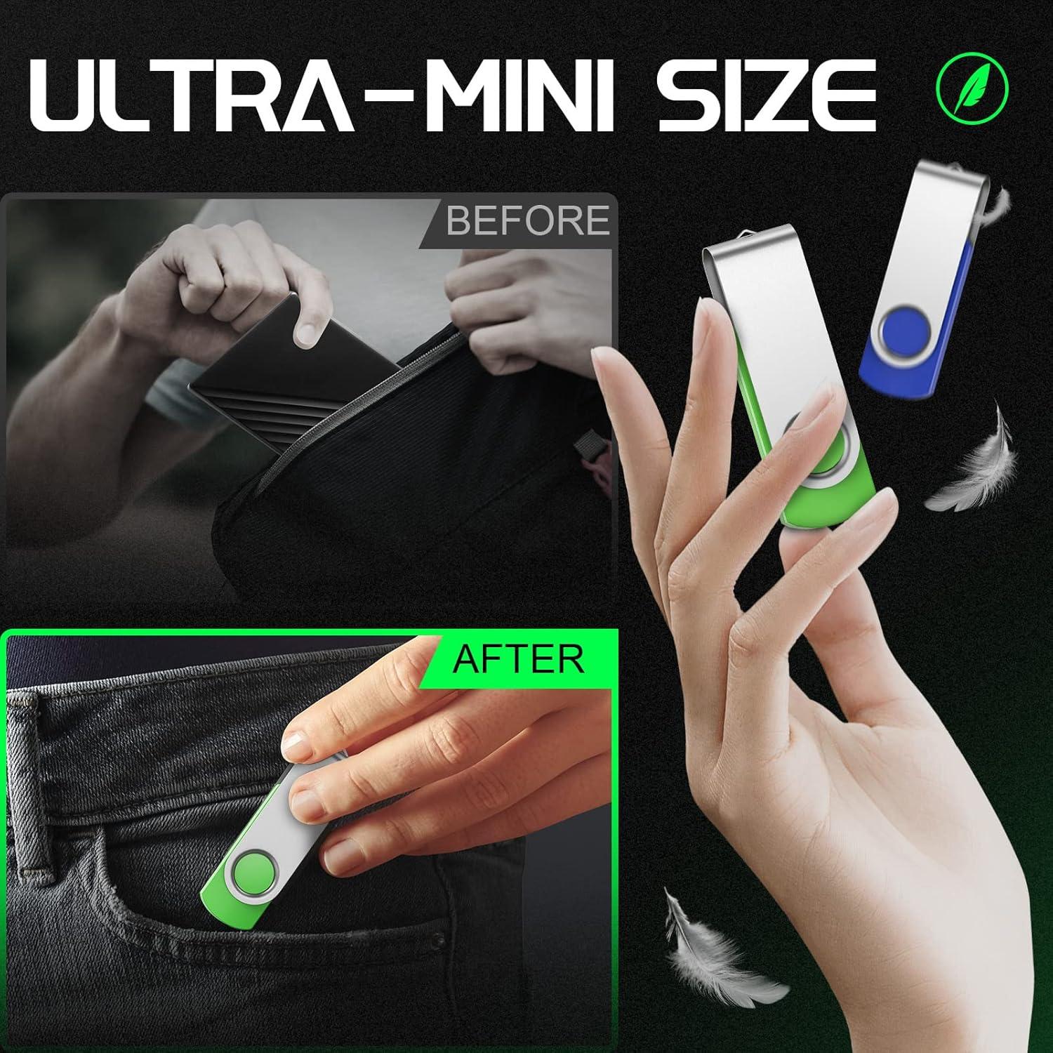 Unidad Flash FEBNISCTE 8GB USB 3.0 Multicolor Paquete 10