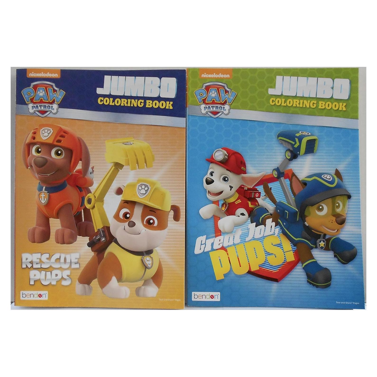 Libros para Colorear Bendon Paw Patrol - Paquete de 2