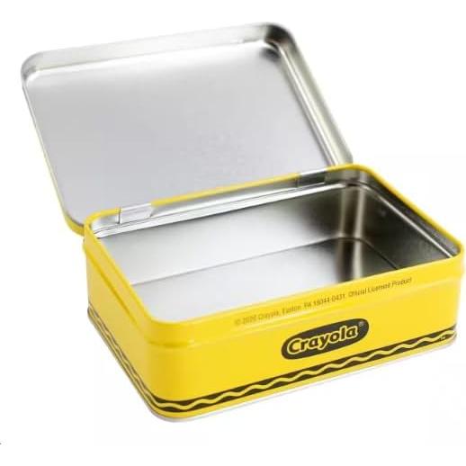 Caja de Lata Almacenamiento Crayones Crayola 64 Unidades