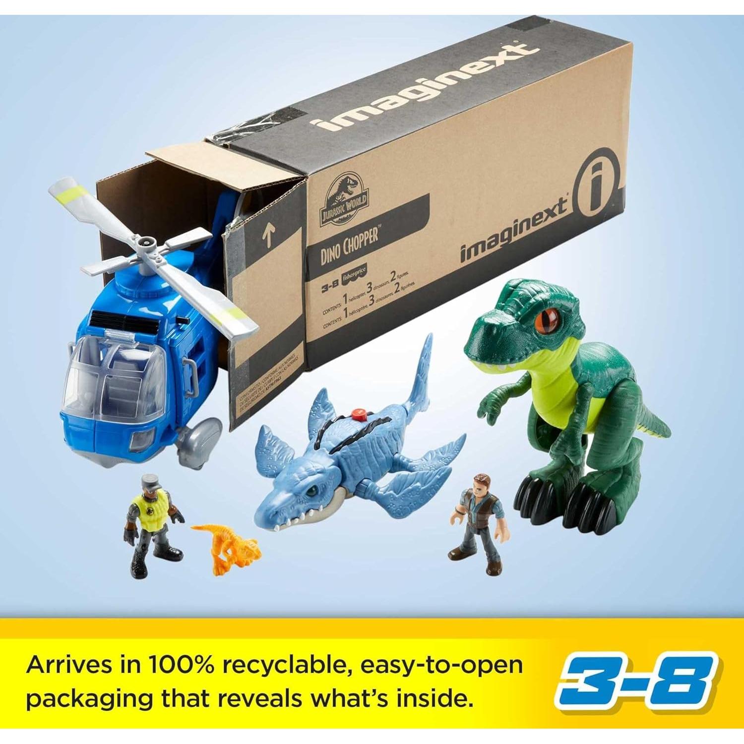 Juguete de Dinosaurios Fisher-Price Imaginext Dino Chopper