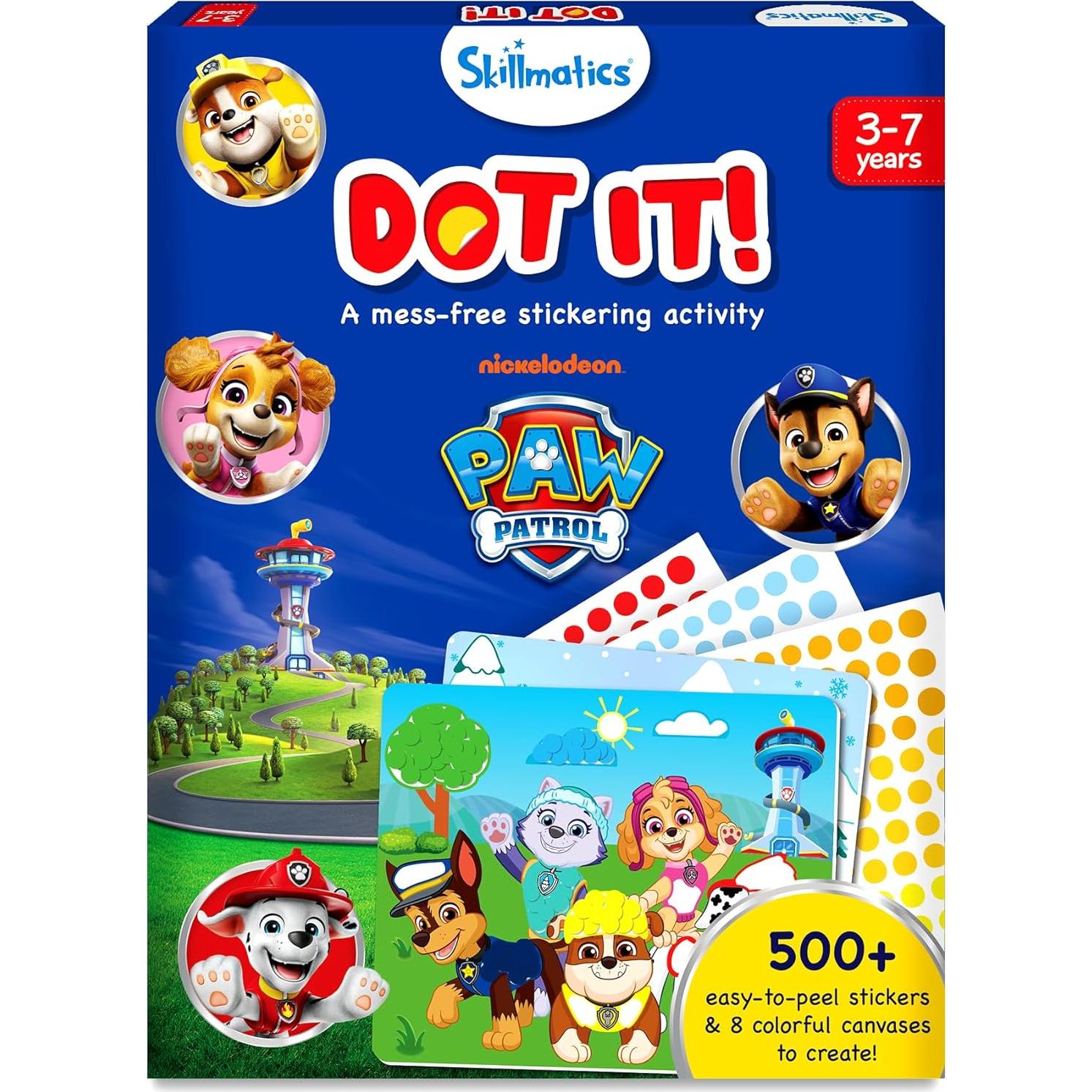 Skillmatics Dot It Patrulla Canina y Rompecabezas Tangram