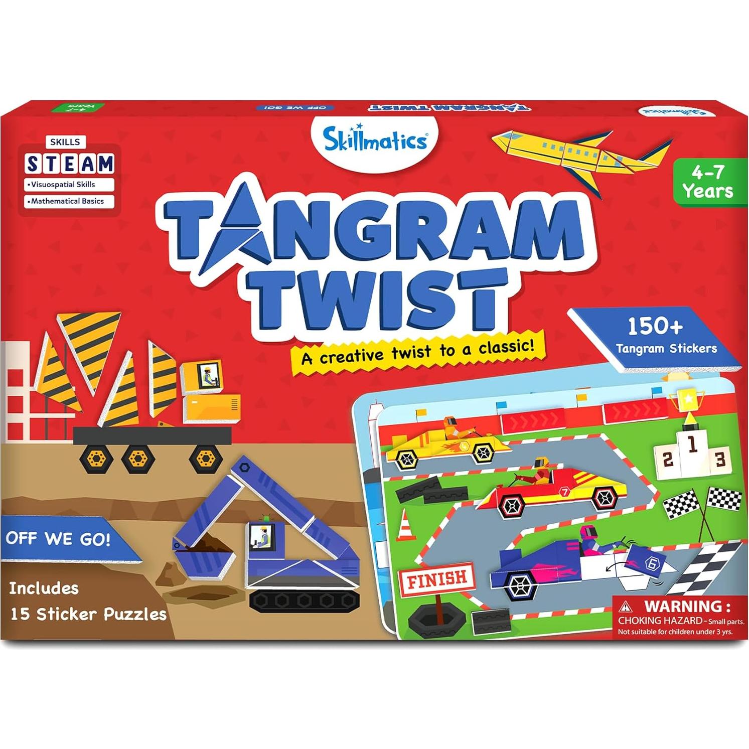 Skillmatics Dot It Patrulla Canina y Rompecabezas Tangram