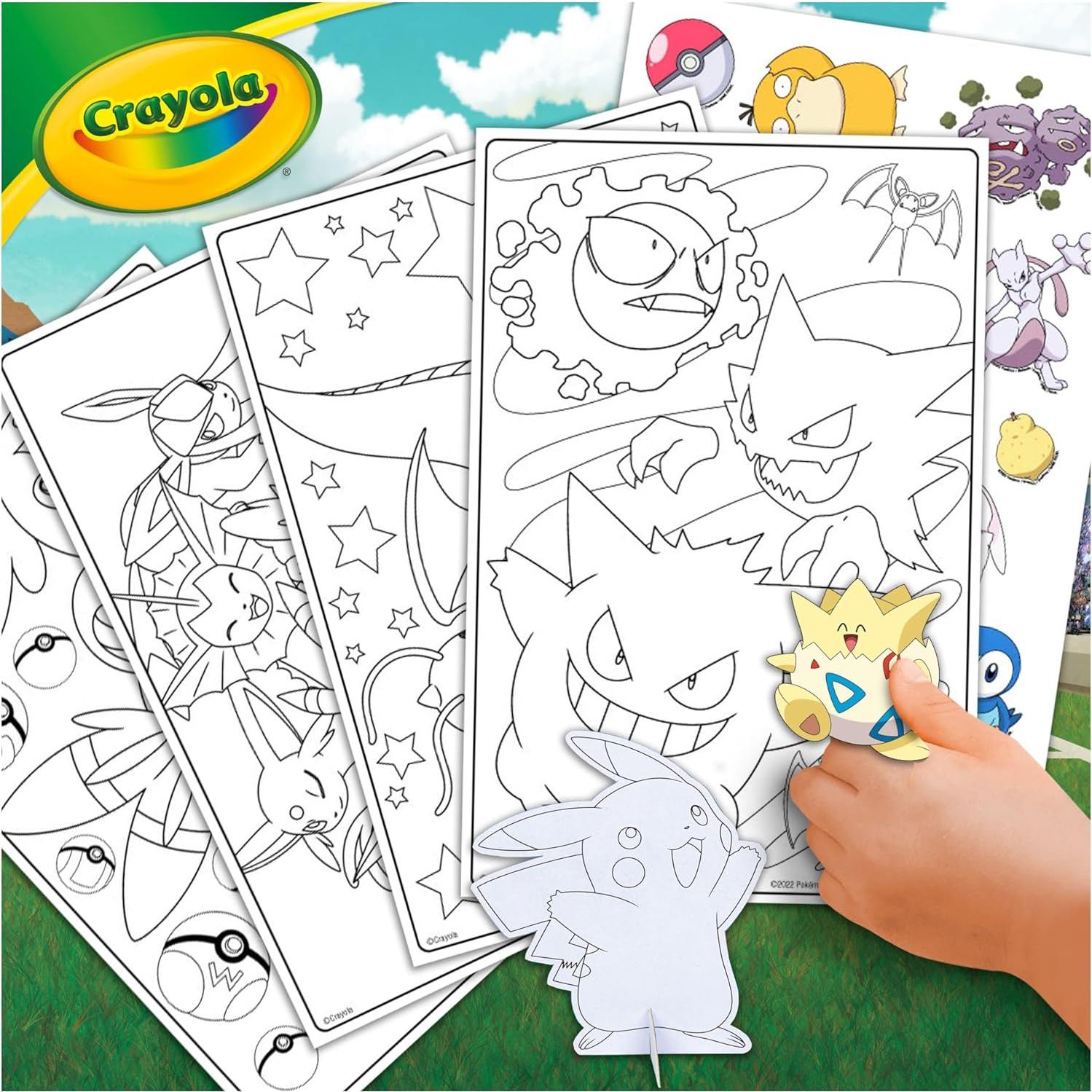 Estuche de Arte Crayola Pokémon 75 Piezas Multicolor