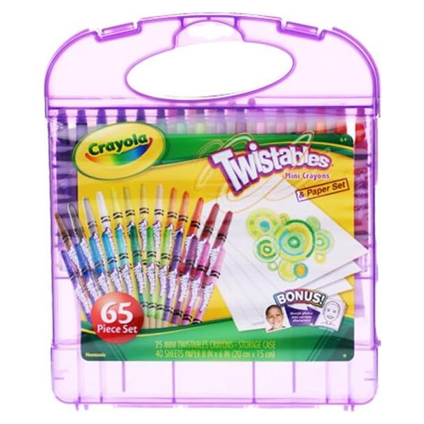 Conjunto de Crayones Mini Twistables Crayola 65 Piezas