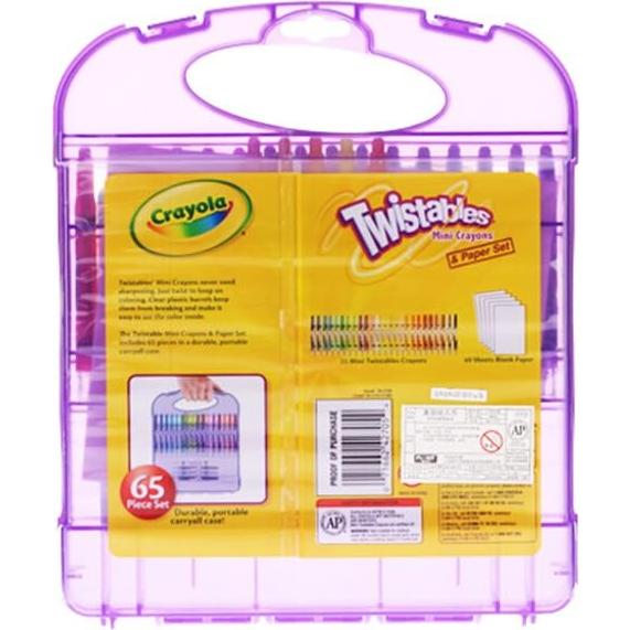 Conjunto de Crayones Mini Twistables Crayola 65 Piezas