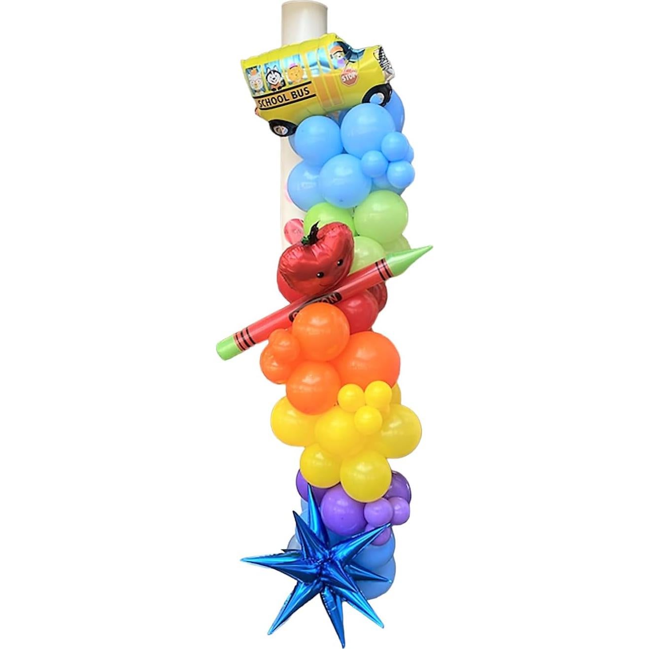 Crayones Inflables Gigantes Zugar Land - Paquete de 4 Colores