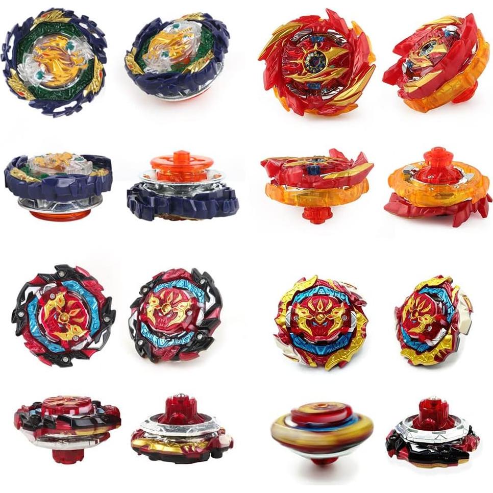 Conjunto Juguetes Bey Battle Burst SANMI 10 Trompos 2 Lanzadores