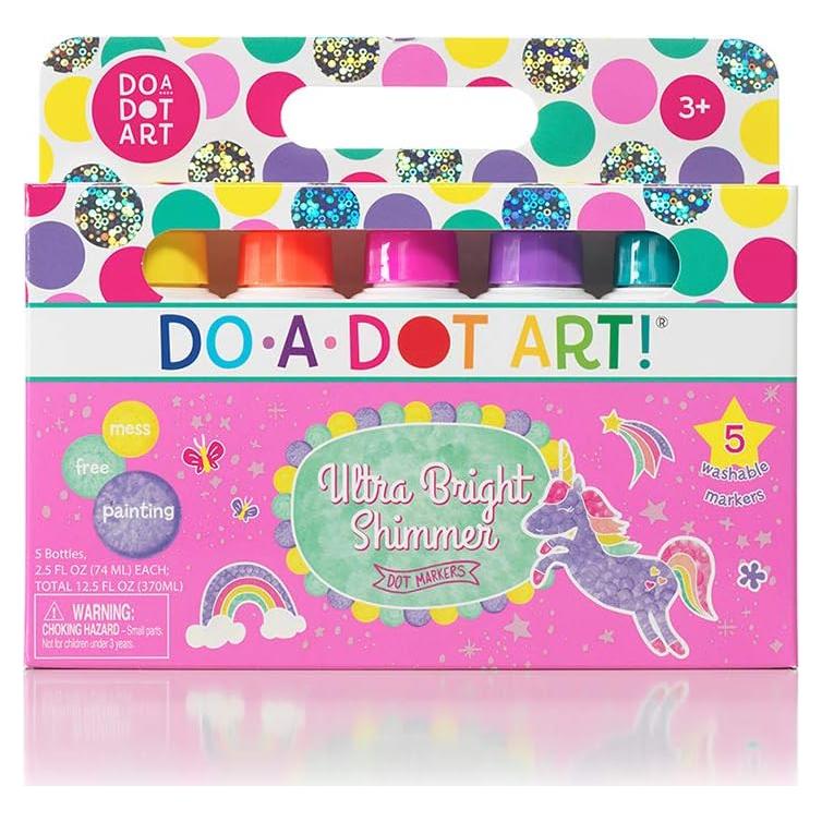 Marcadores Lavables Do A Dot Art! Tutti Frutti Shimmer 5 Colores