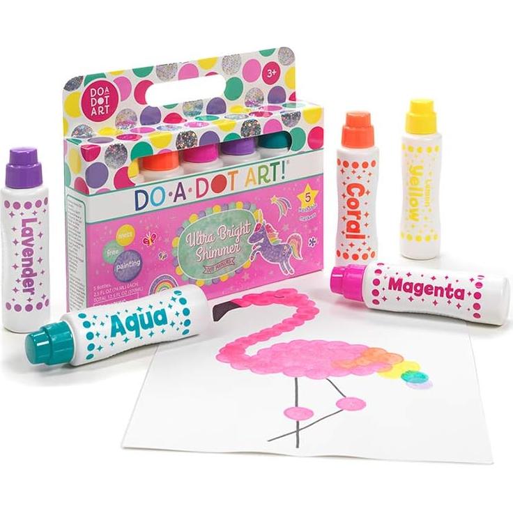 Marcadores Lavables Do A Dot Art! Tutti Frutti Shimmer 5 Colores