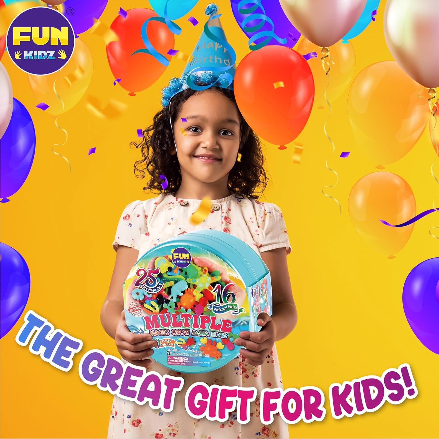 Kit de Juguetes Mágicos de Elfos Acuáticos FUNKIDZ 25 Gel 16 Moldes