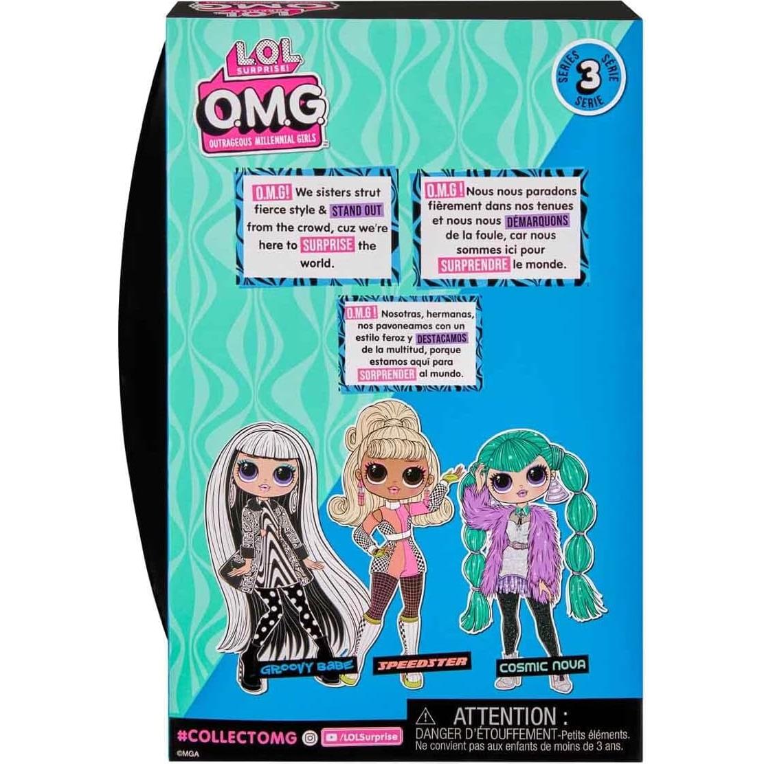 Muñeca L.O.L. Surprise! O.M.G. Groovy Babe con Accesorios