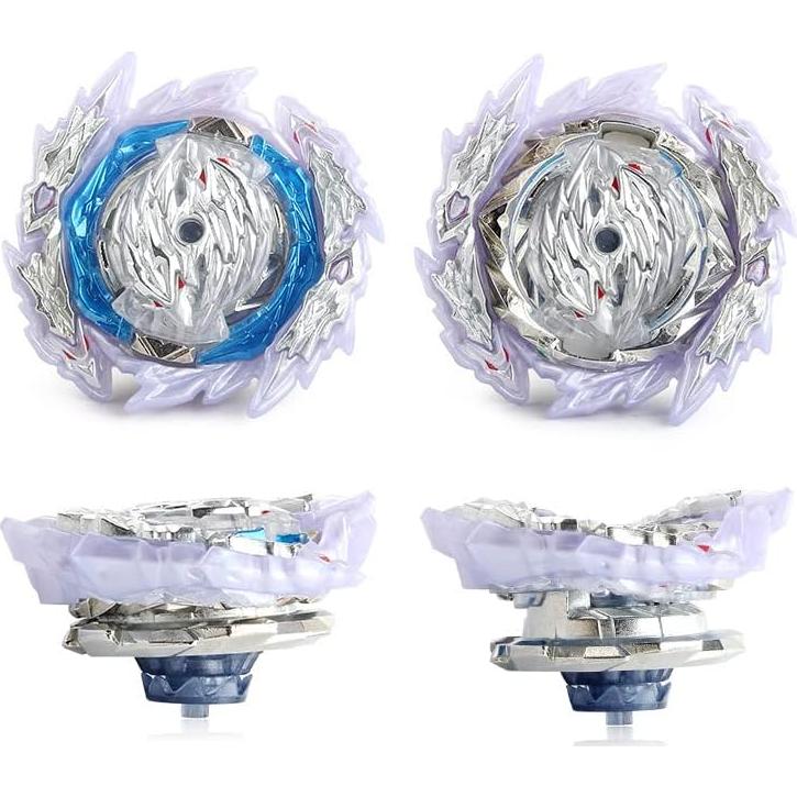 Battling Top Burst Gyro Toy Set Toy Gift for Children Boys Ages 6 8 10 12+ Combat Battling Game 12 Burst Spinning Tops 2 Two Way Launchers Grip Starter (BOZE-B8)