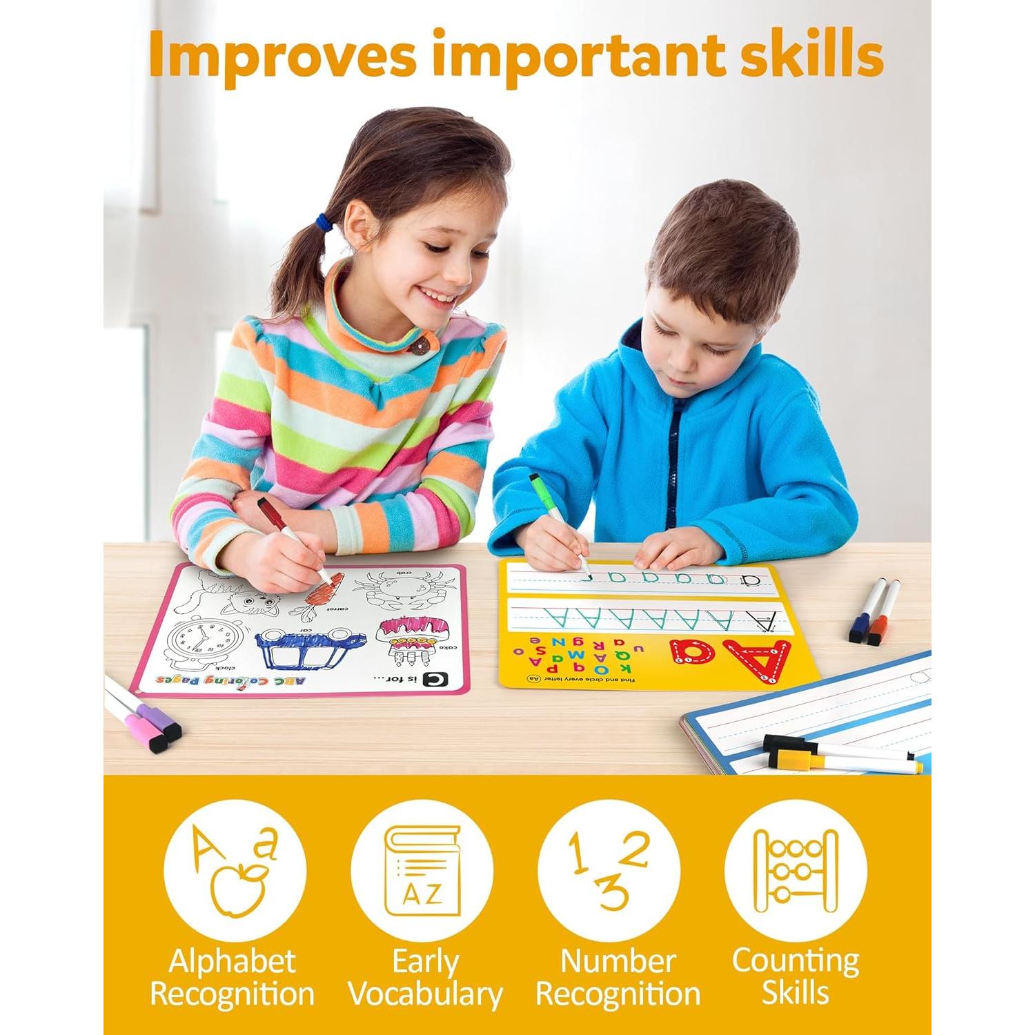 Tarjetas de Dibujo a Mano Coogam 36pcs para Niños 3+ Años