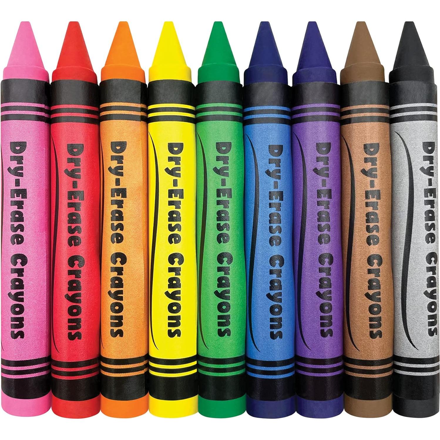 Crayones de Borrado en Seco Teacher Created Resources - 9 Colores