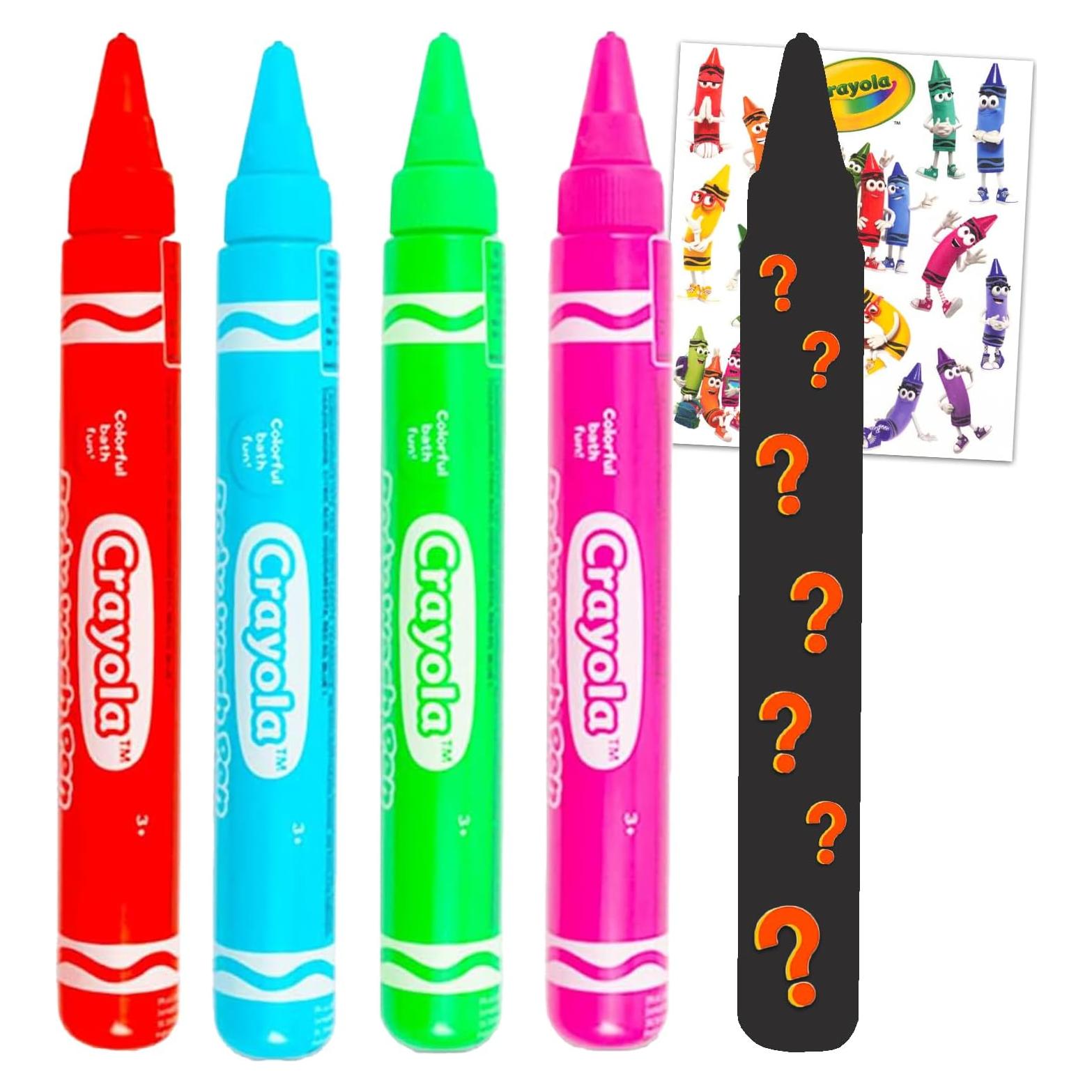 Crayola Jabón de Baño Aromatizado - Paquete de 5 Bolígrafos Lavables