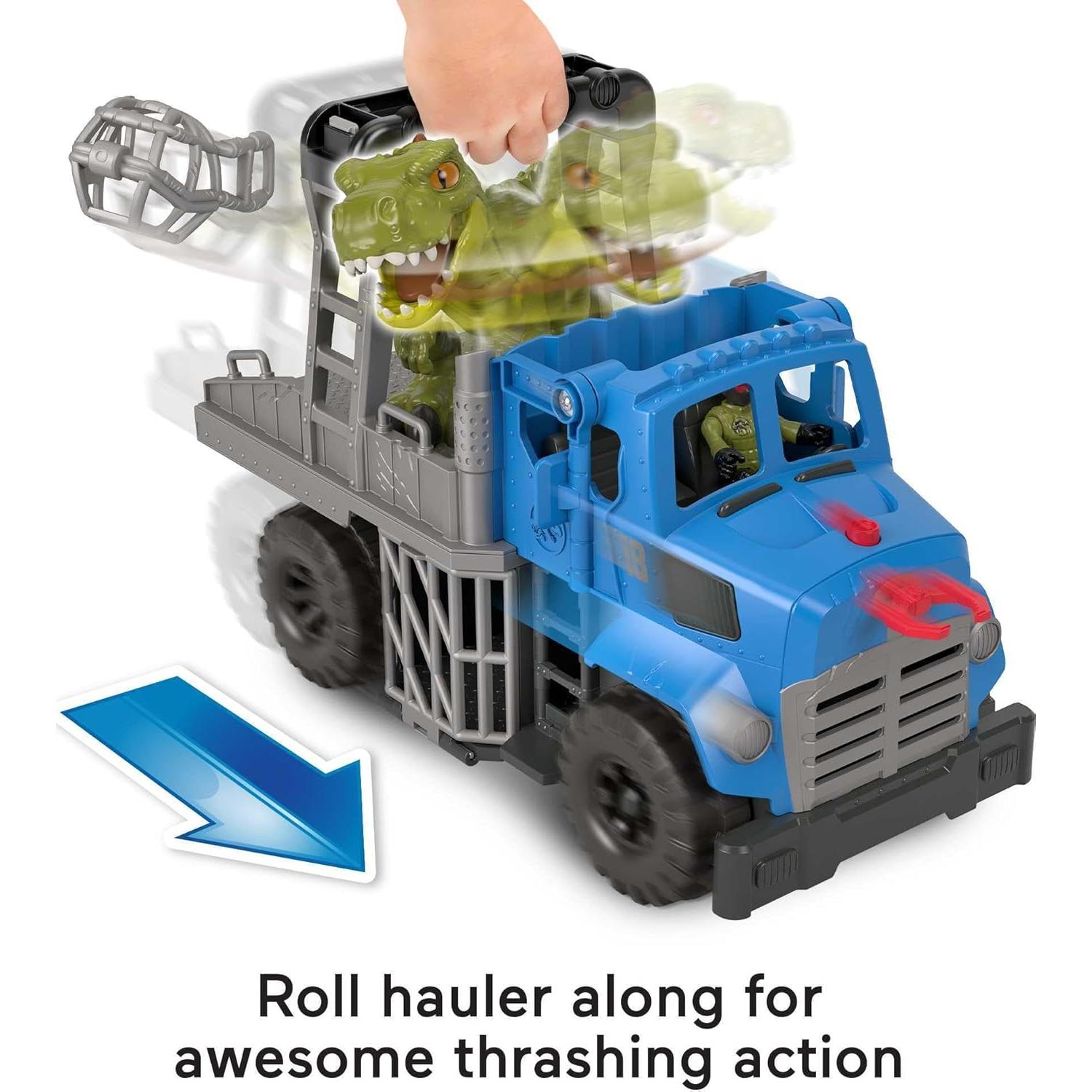 Fisher-Price Imaginext Vehículo Dino Hauler T. rex 3+ Años