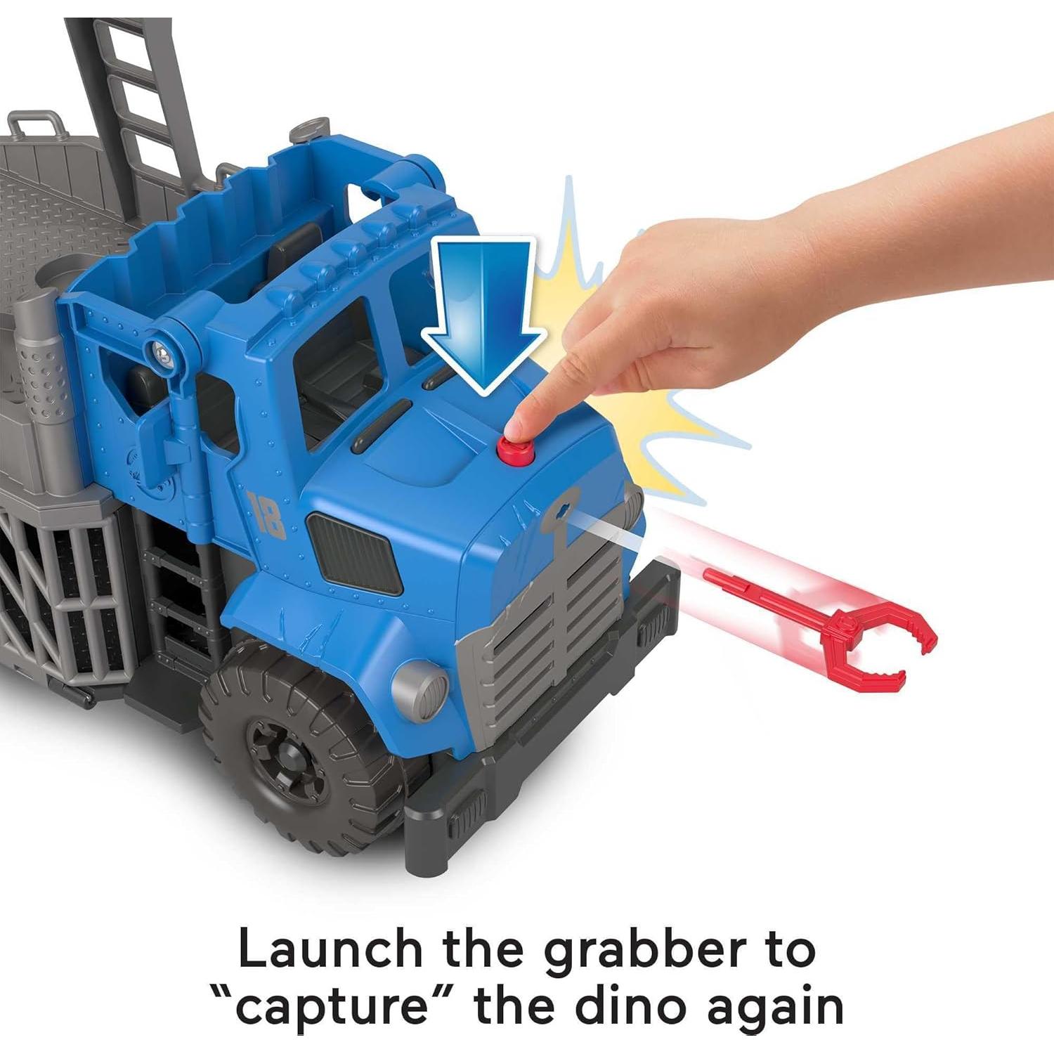 Fisher-Price Imaginext Vehículo Dino Hauler T. rex 3+ Años