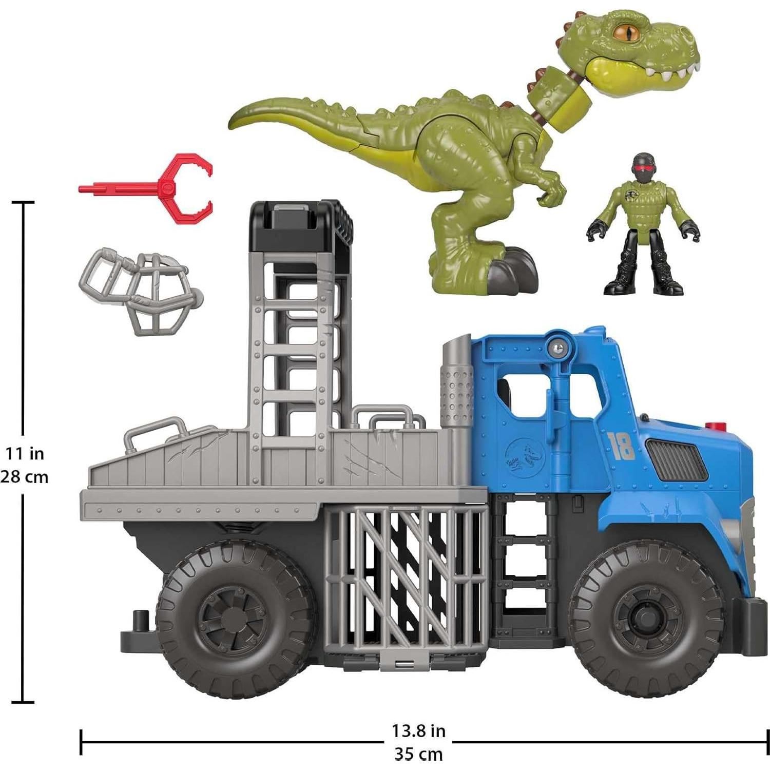 Fisher-Price Imaginext Vehículo Dino Hauler T. rex 3+ Años