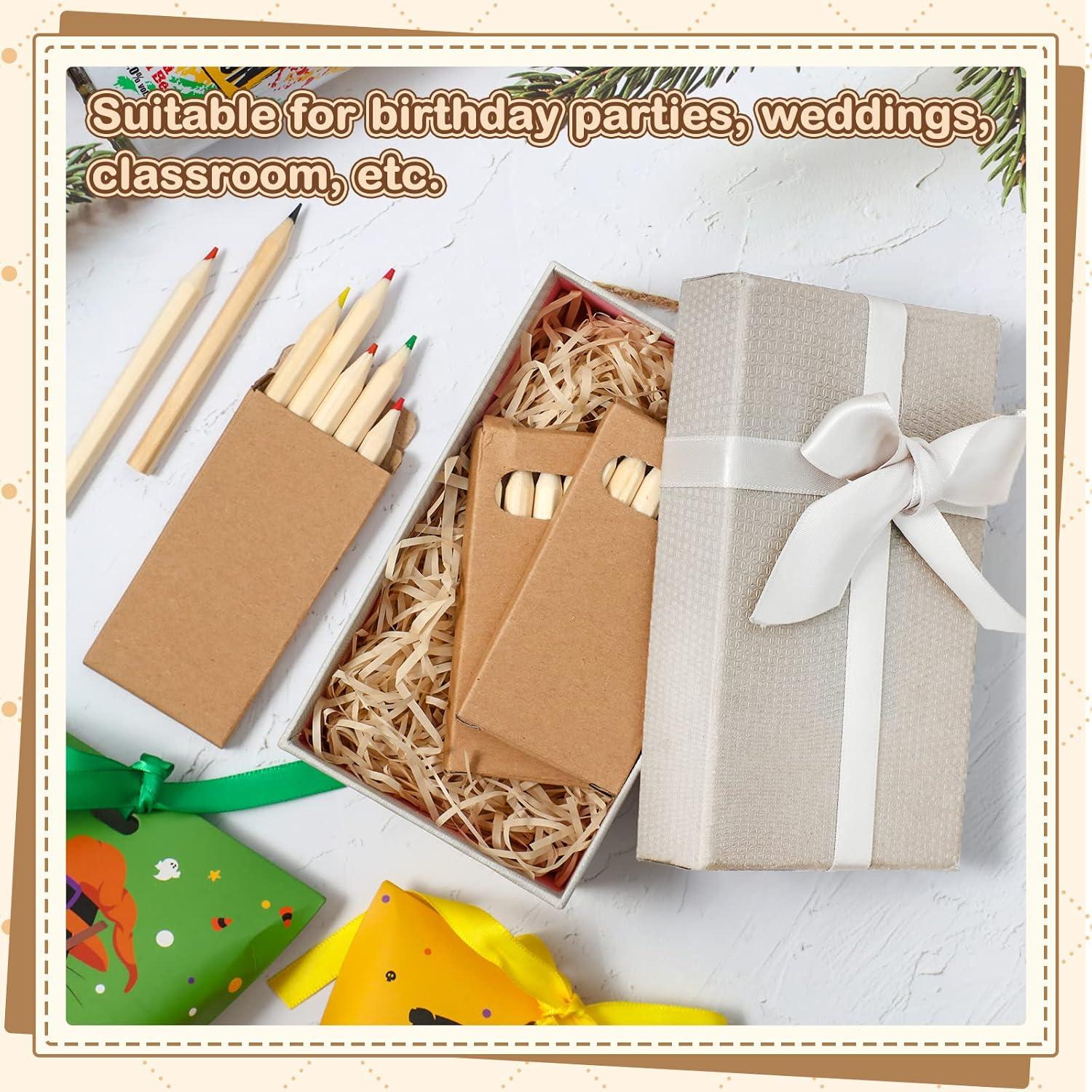 Mini Lápices de Colores Ctosree 50 Paquetes 8.89 cm 6 Colores