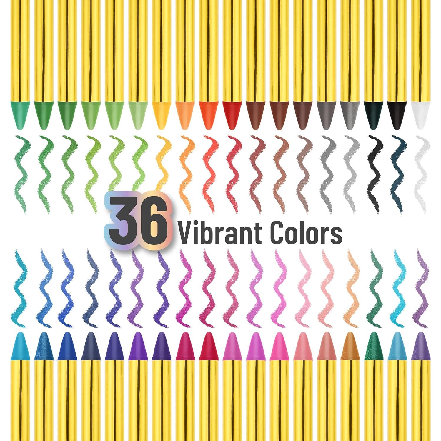 Crayones de Pintura Facial Mr. Pen 36 Colores Lavables